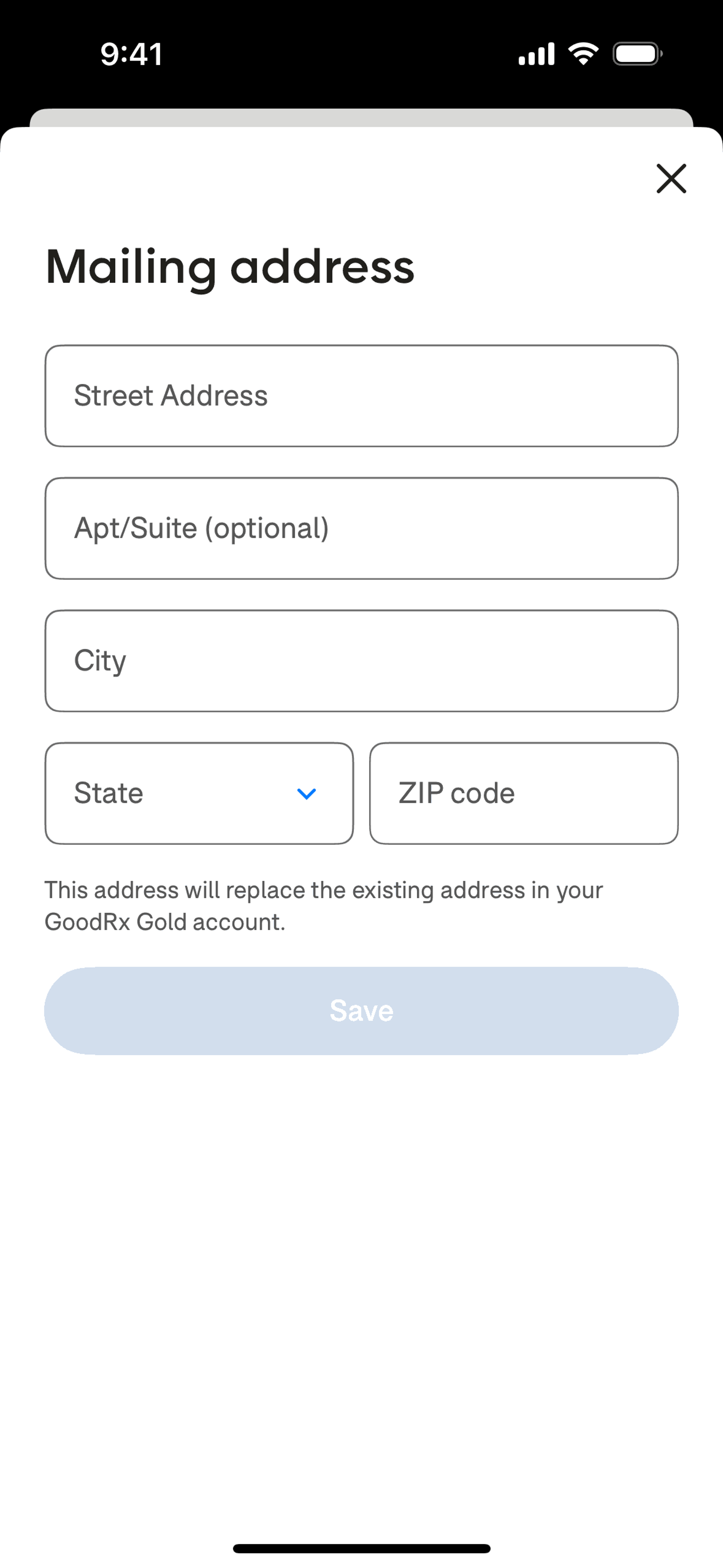 GoodRx iOS UI screenshot 24