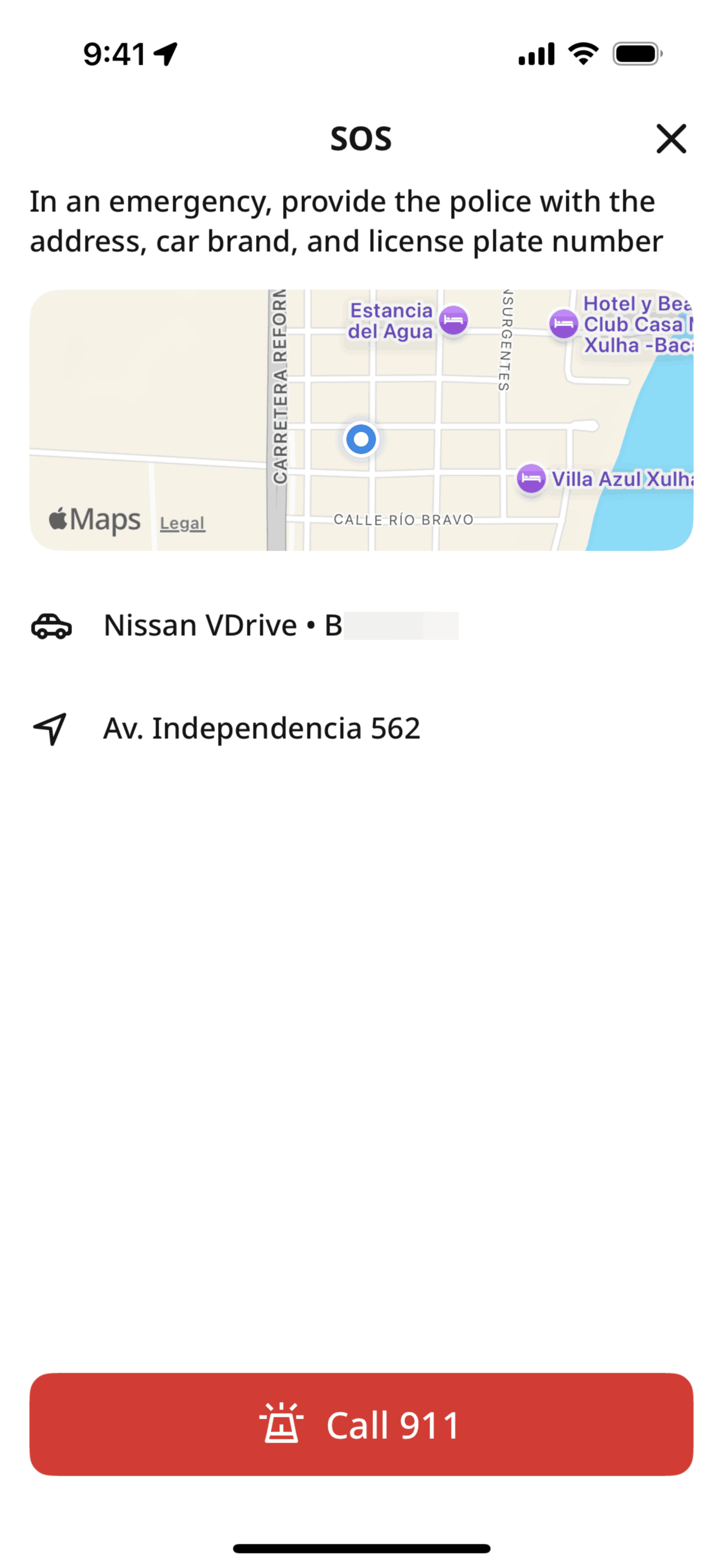 inDrive iOS UI screenshot 3