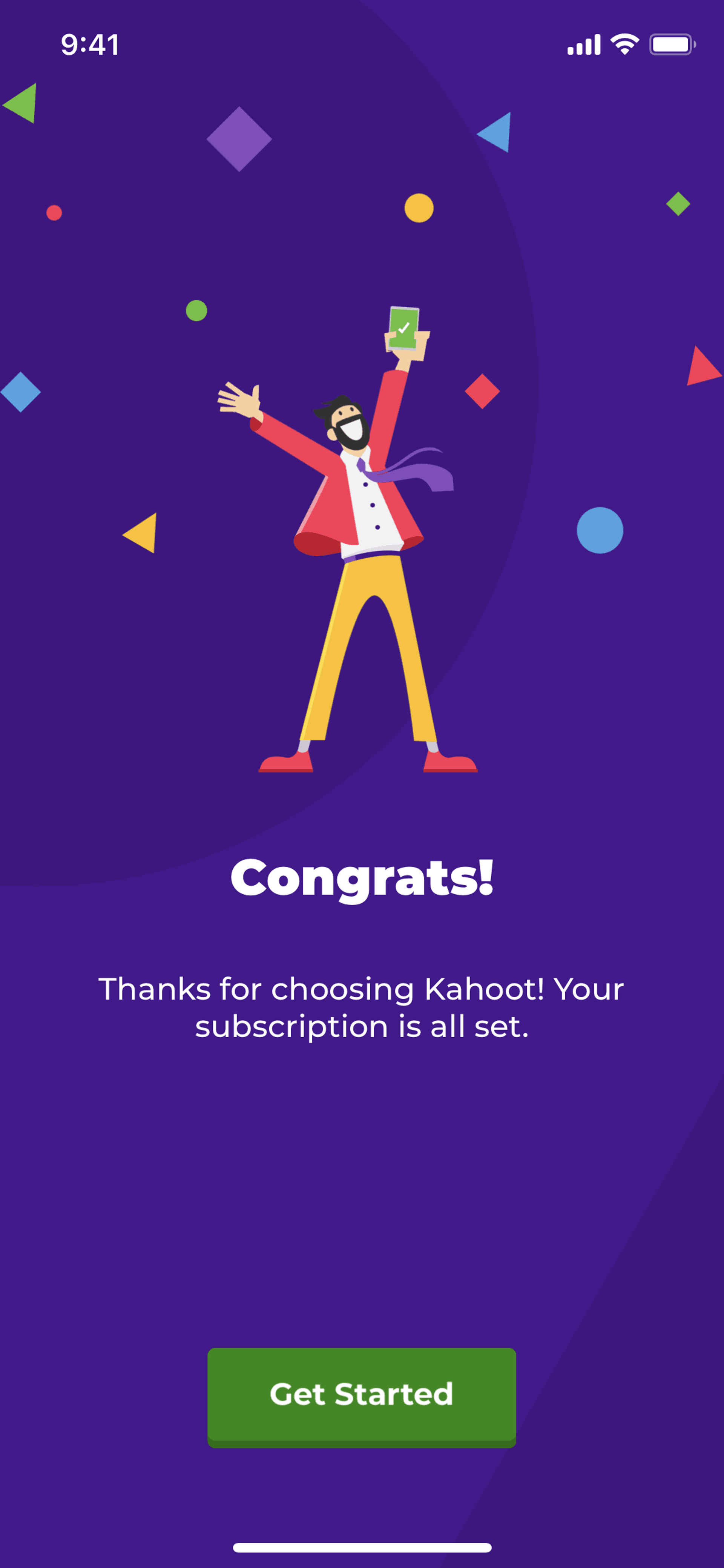 Kahoot! iOS UI screenshot 24