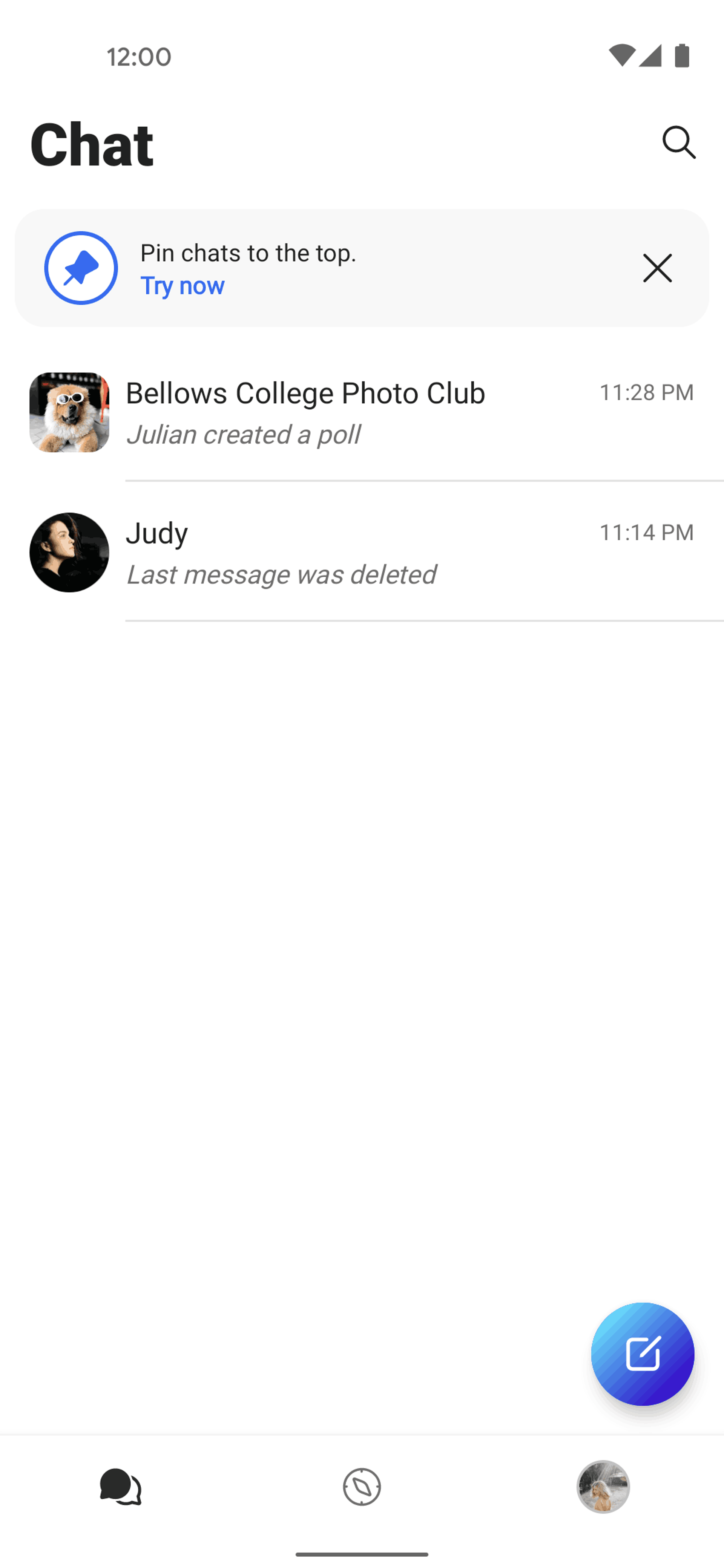 GroupMe Android UI screenshot 18
