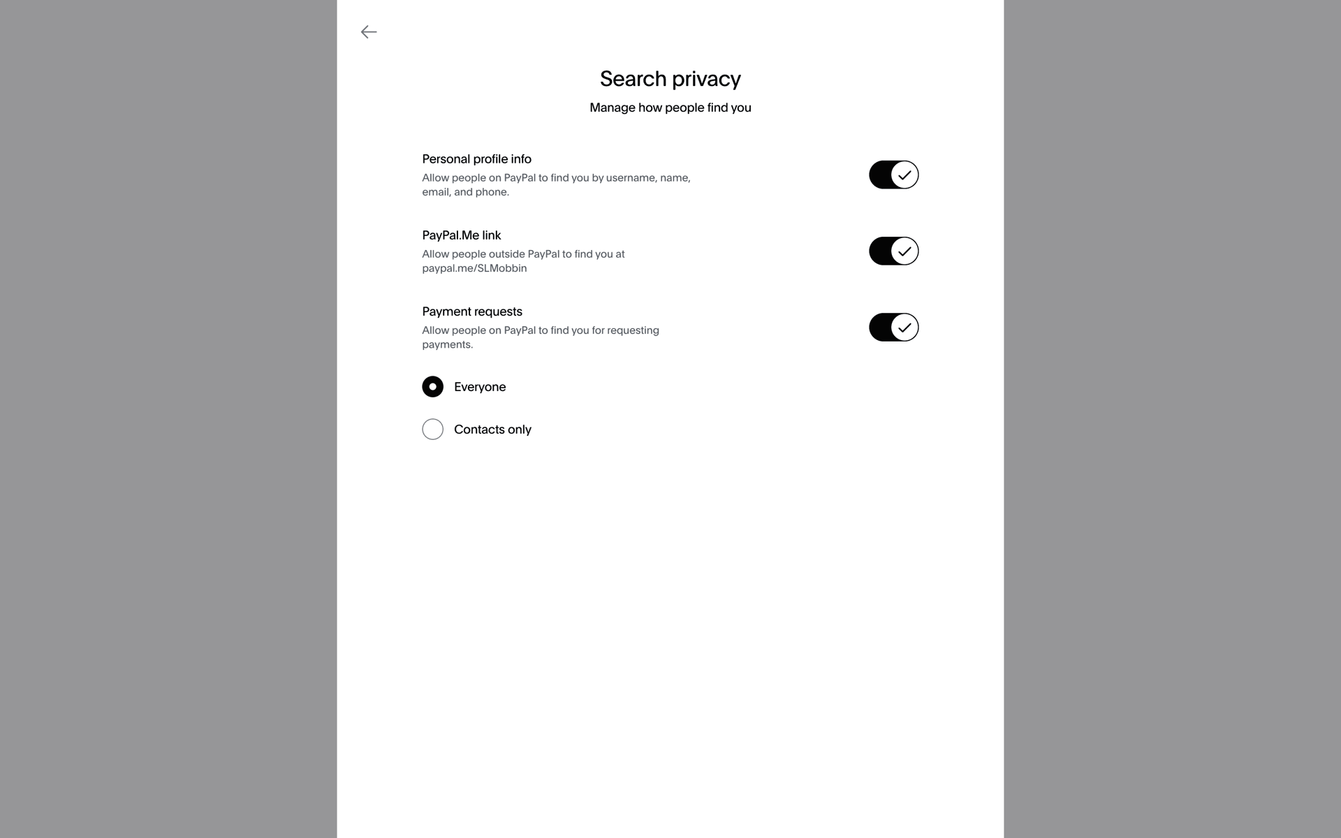 PayPal Web UI screenshot 22