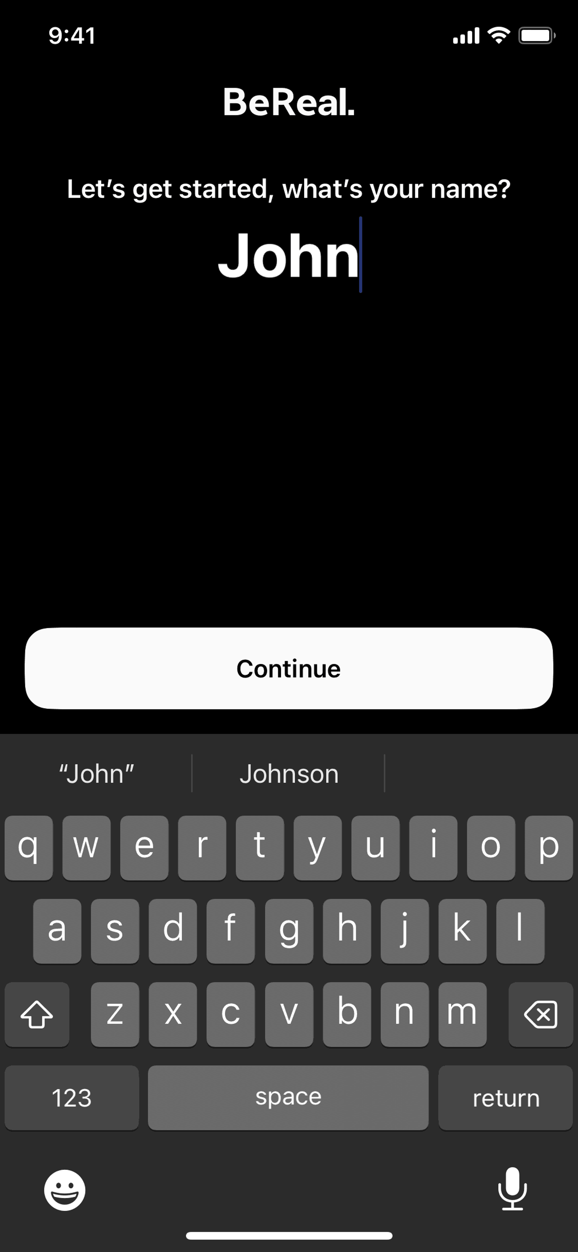 BeReal. iOS UI screenshot 7