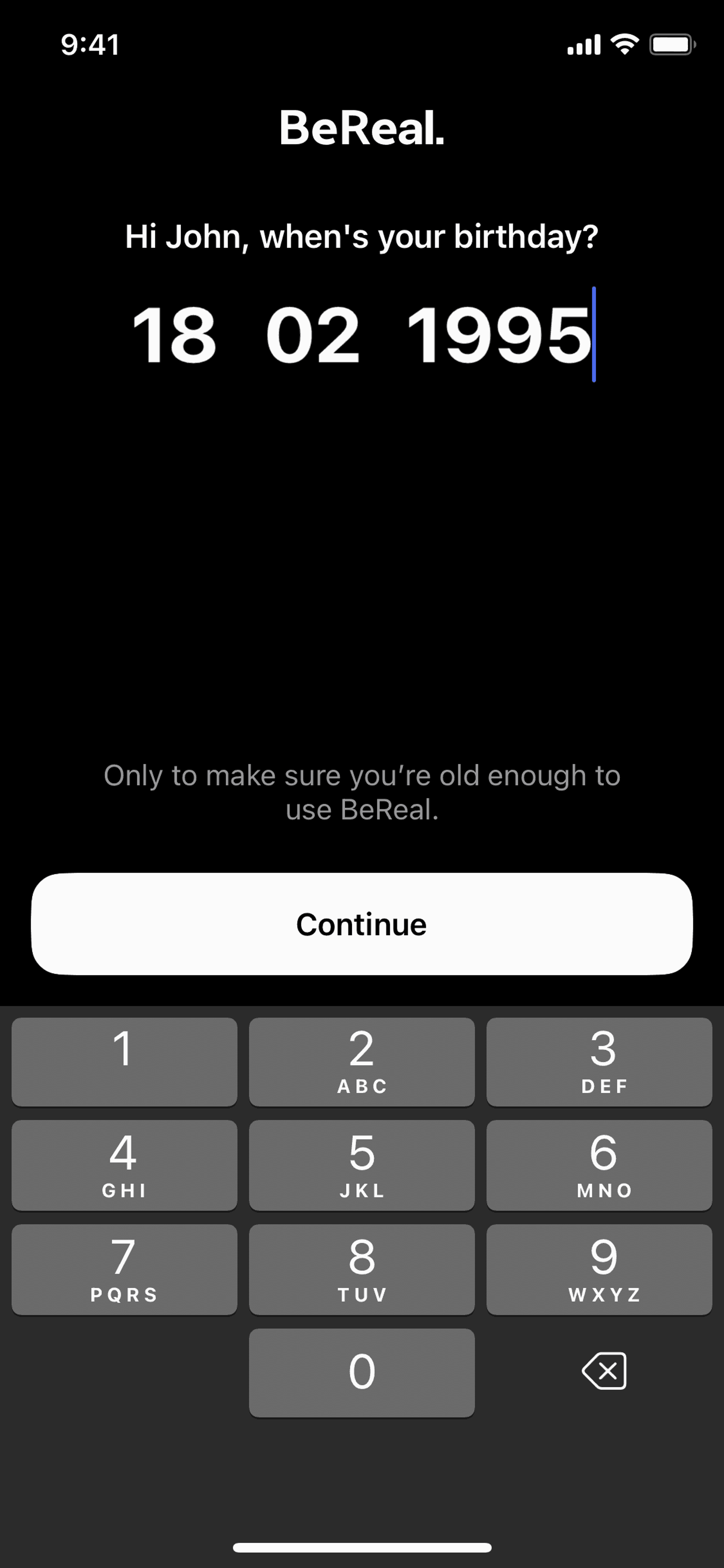 BeReal. iOS UI screenshot 9