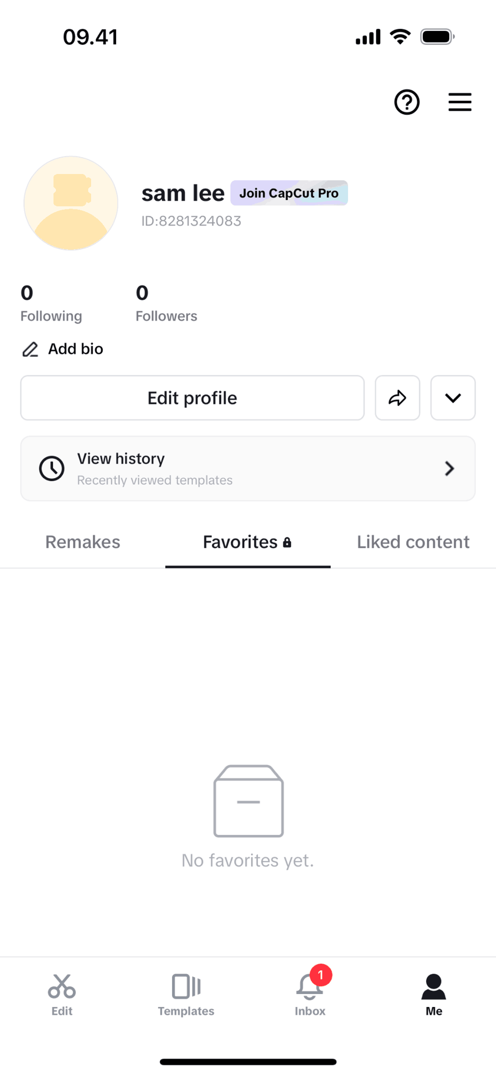 CapCut iOS UI screenshot 22