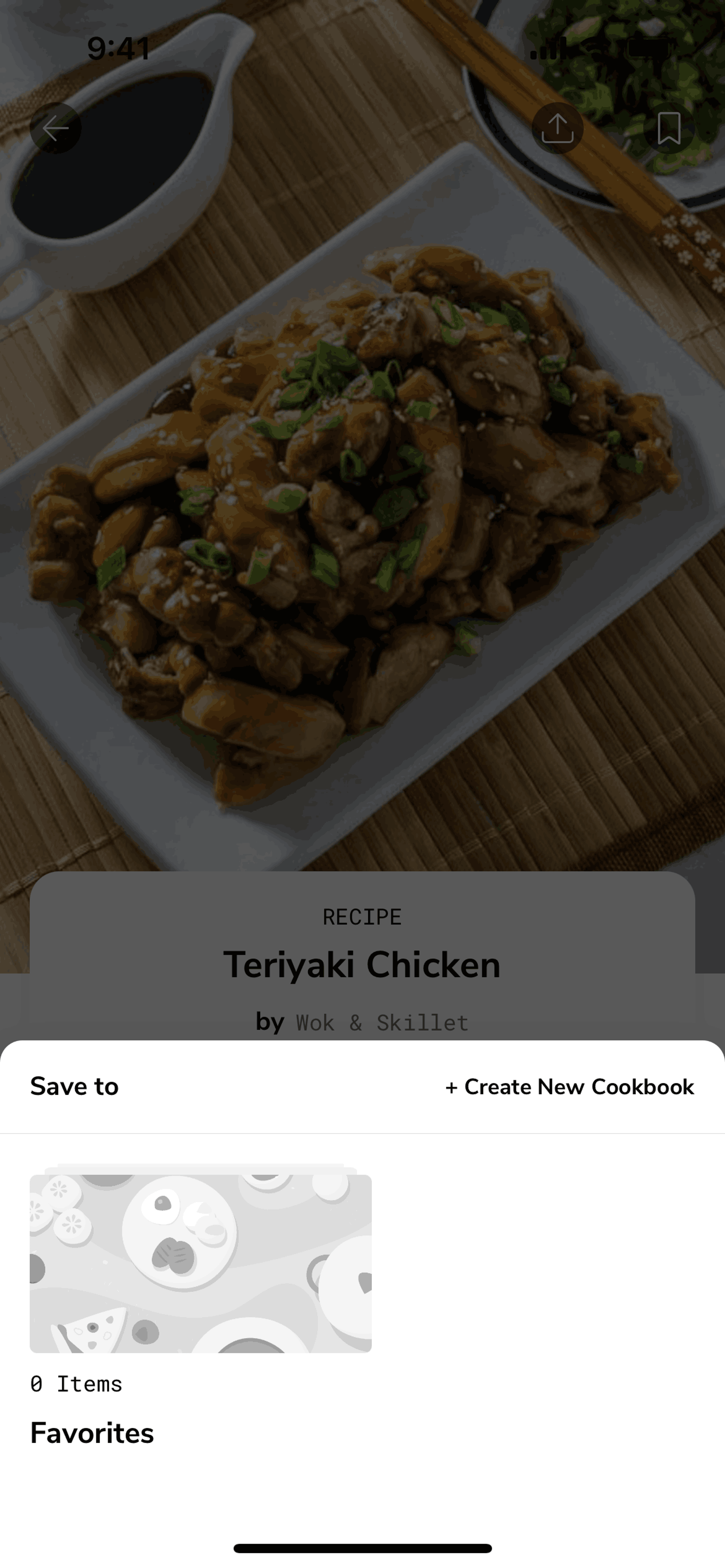 SideChef iOS UI screenshot 7
