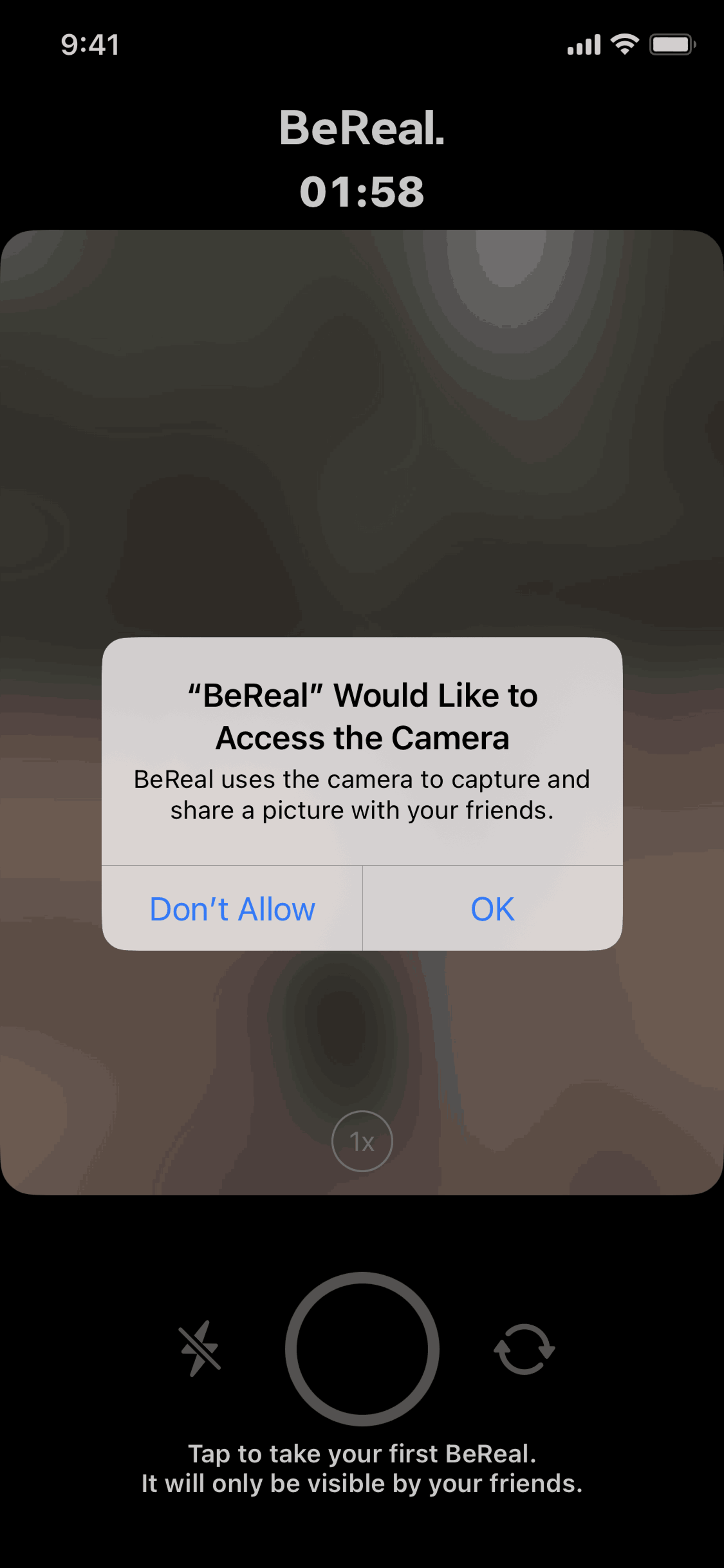 BeReal. iOS UI screenshot 24