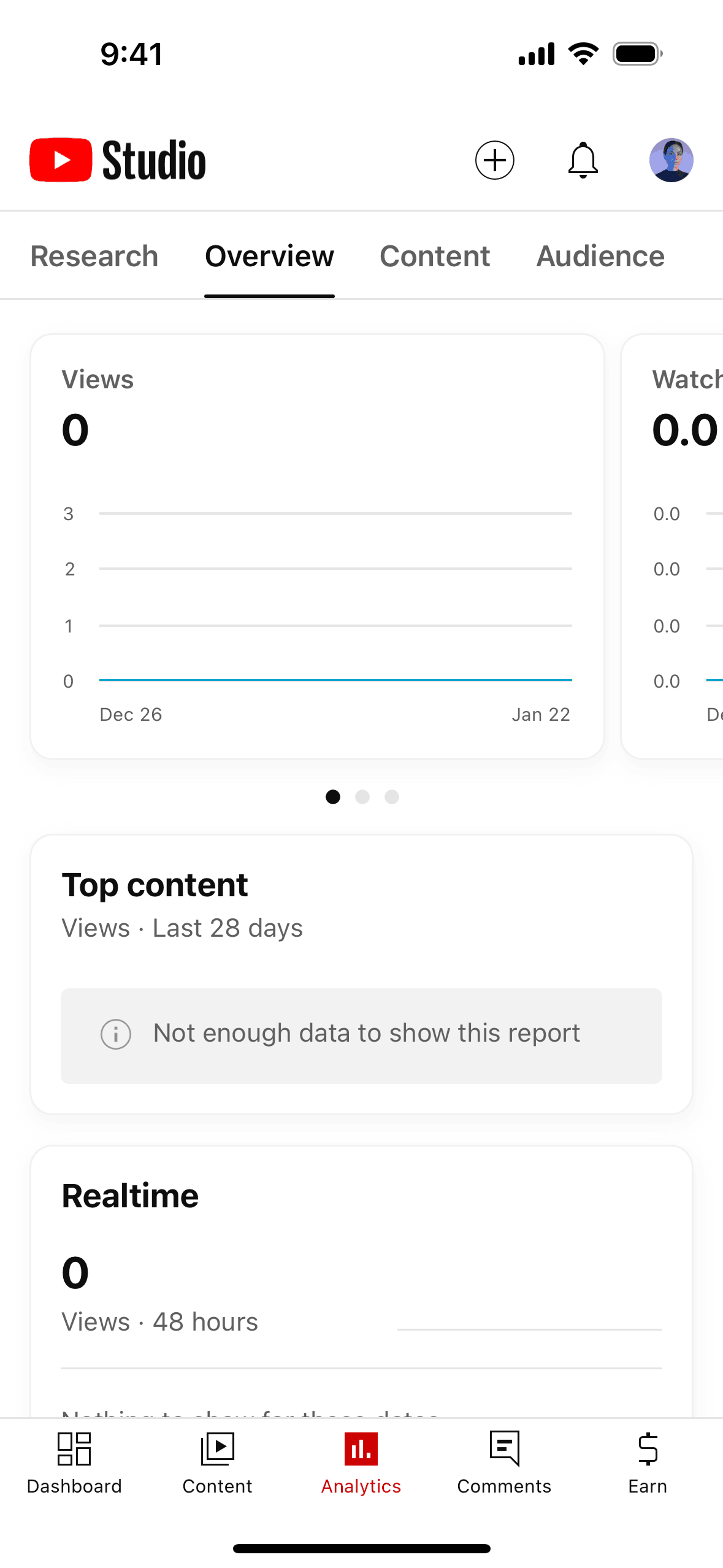 YouTube Studio iOS UI screenshot 10