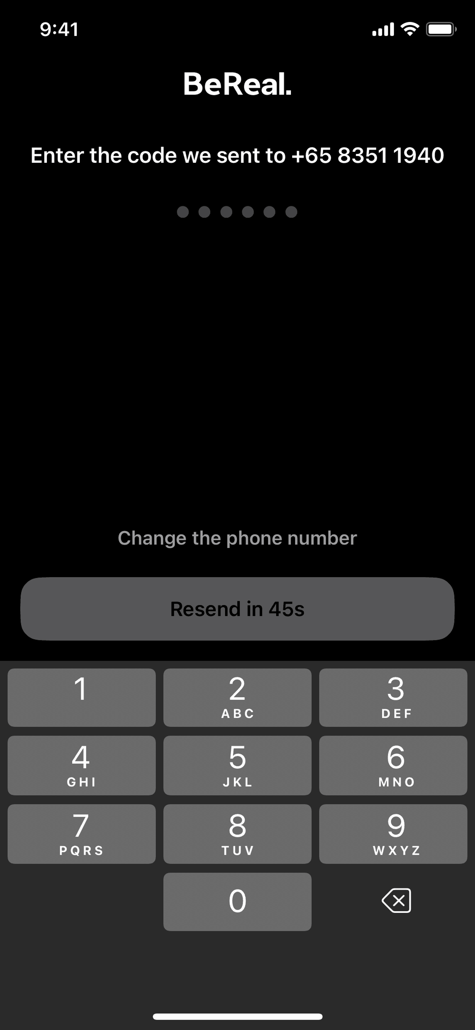 BeReal. iOS UI screenshot 12