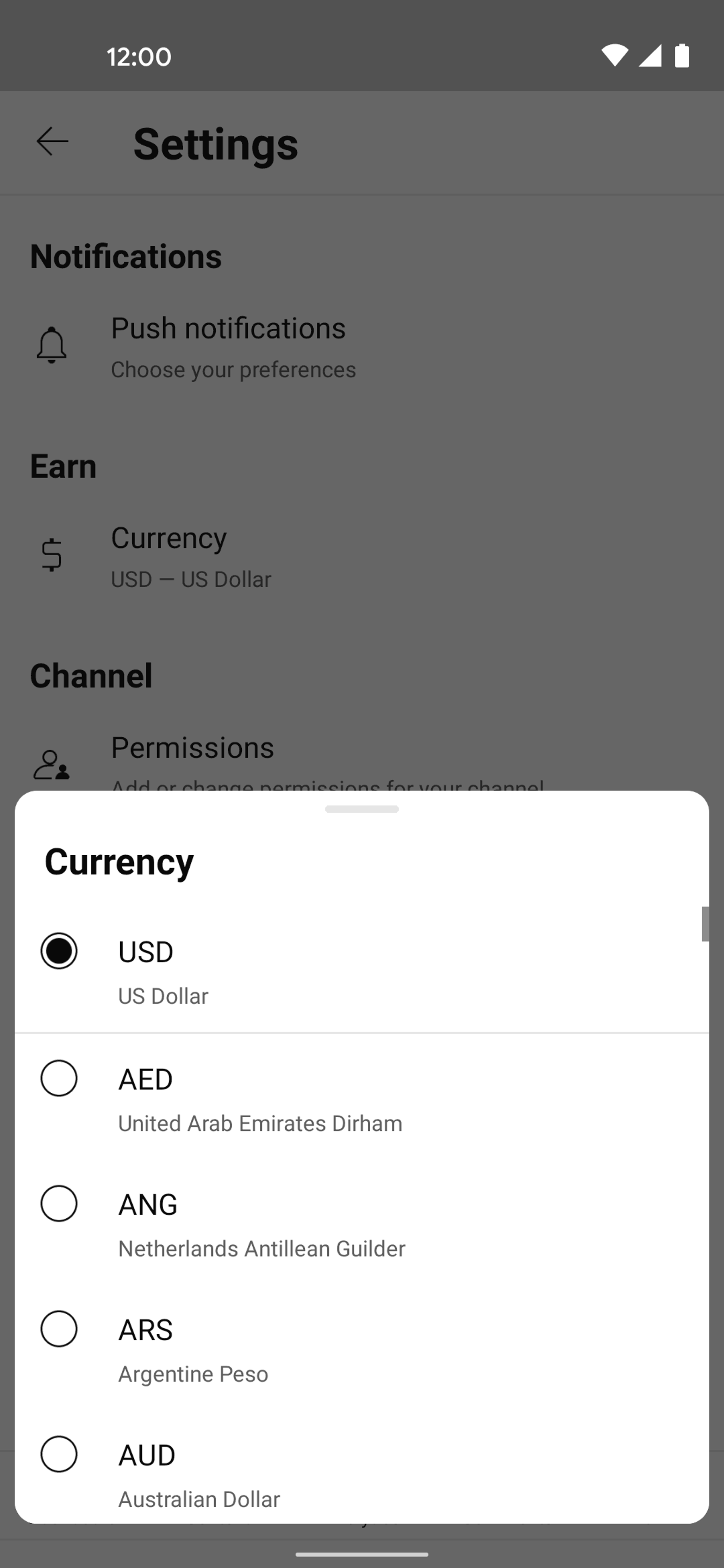 YouTube Studio Android UI screenshot 7