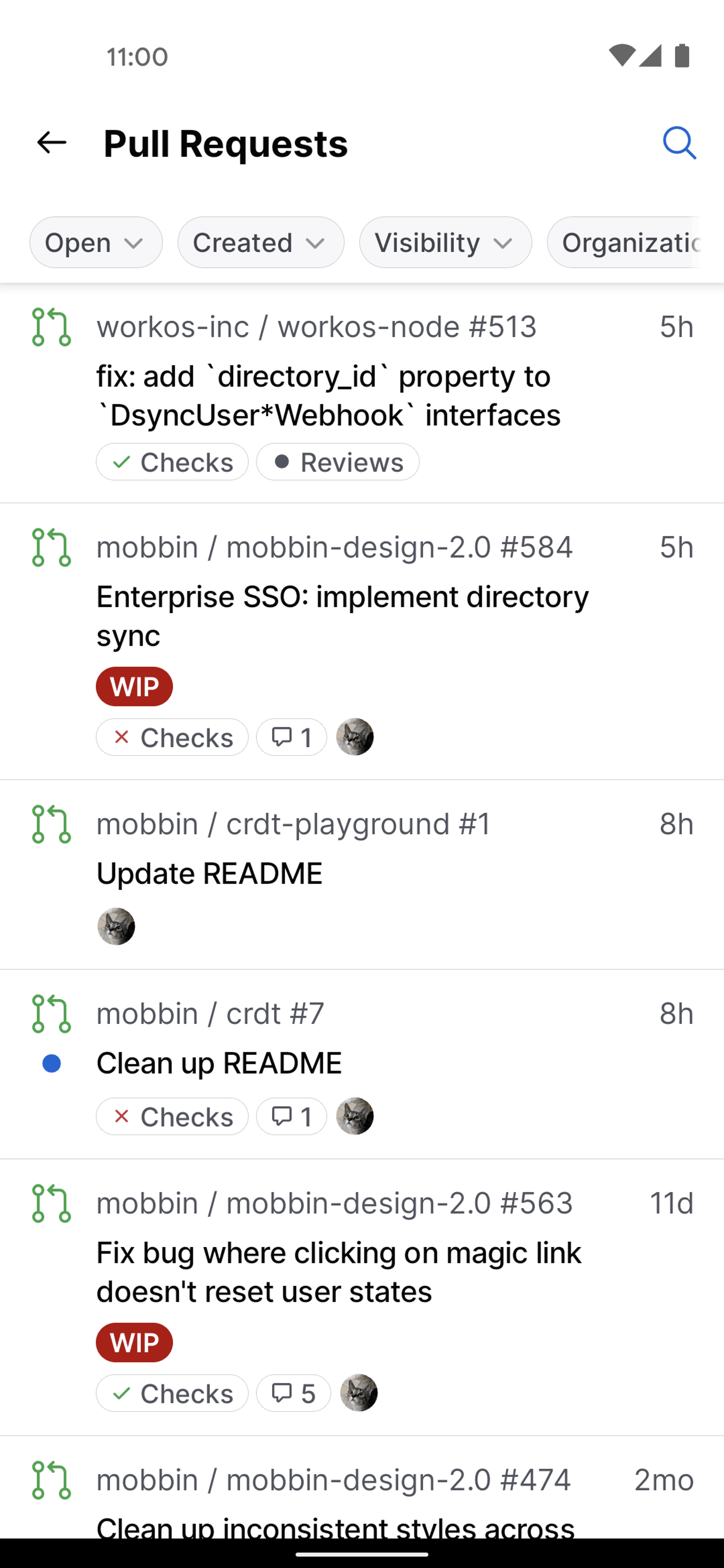 GitHub Android UI screenshot 17