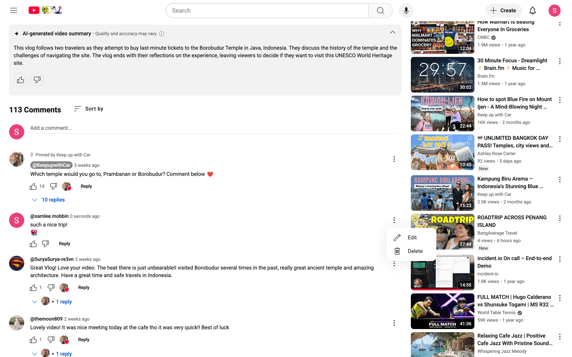 YouTube Web UI screenshot 14