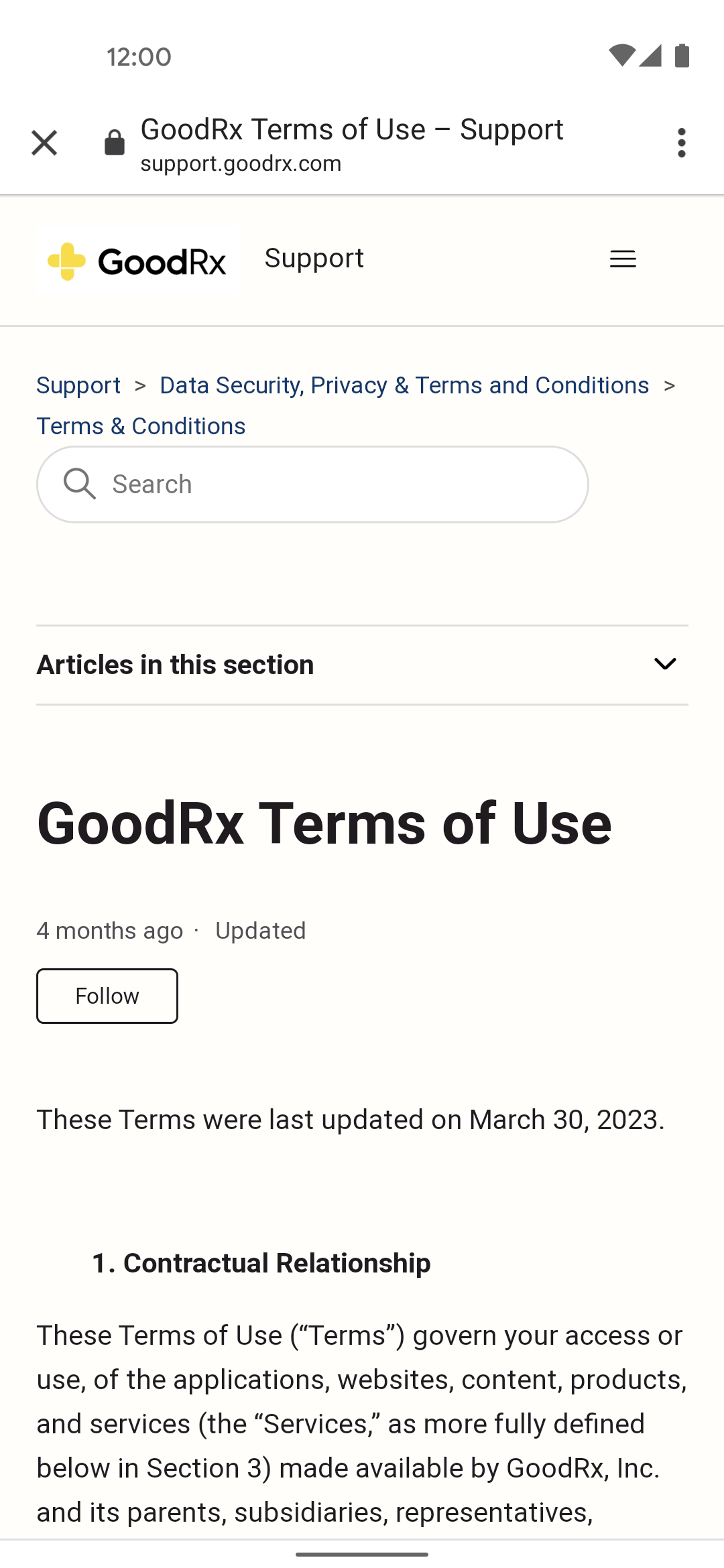GoodRx Android UI screenshot 21