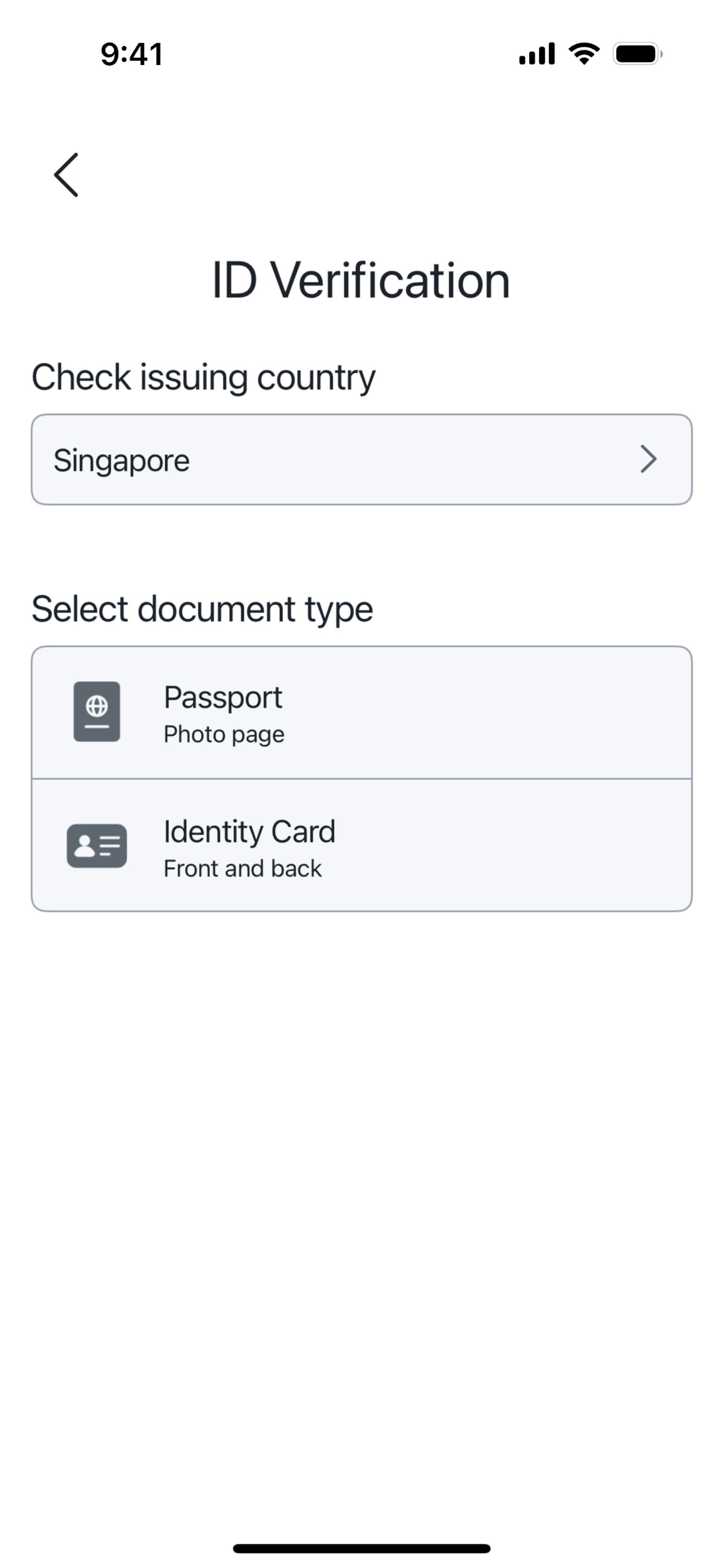 Crypto.com iOS UI screenshot 19