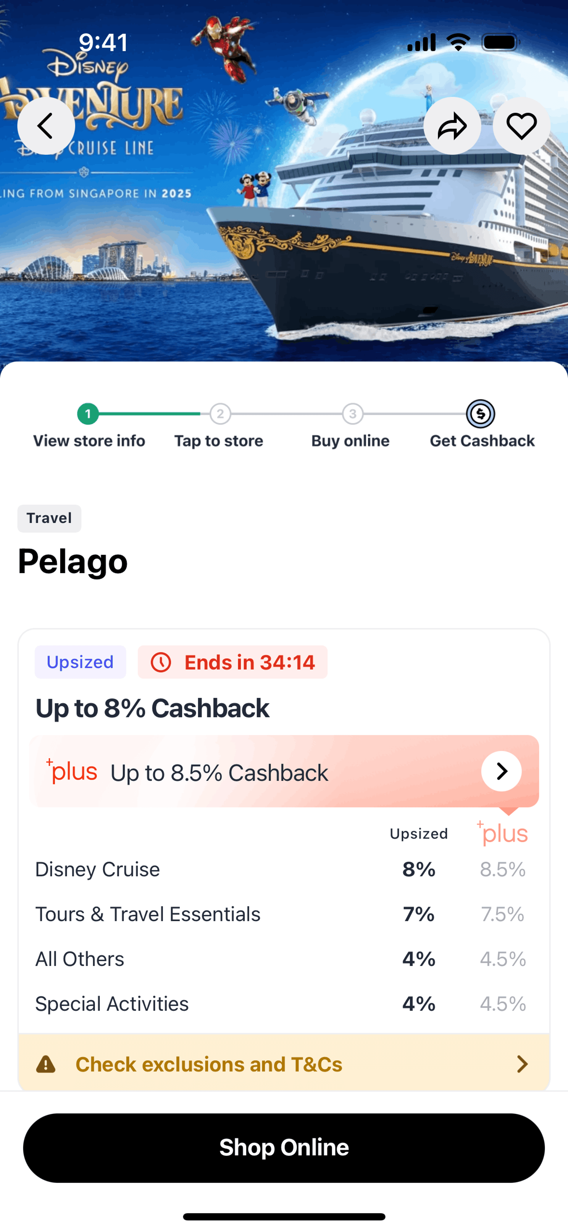 ShopBack iOS UI screenshot 12