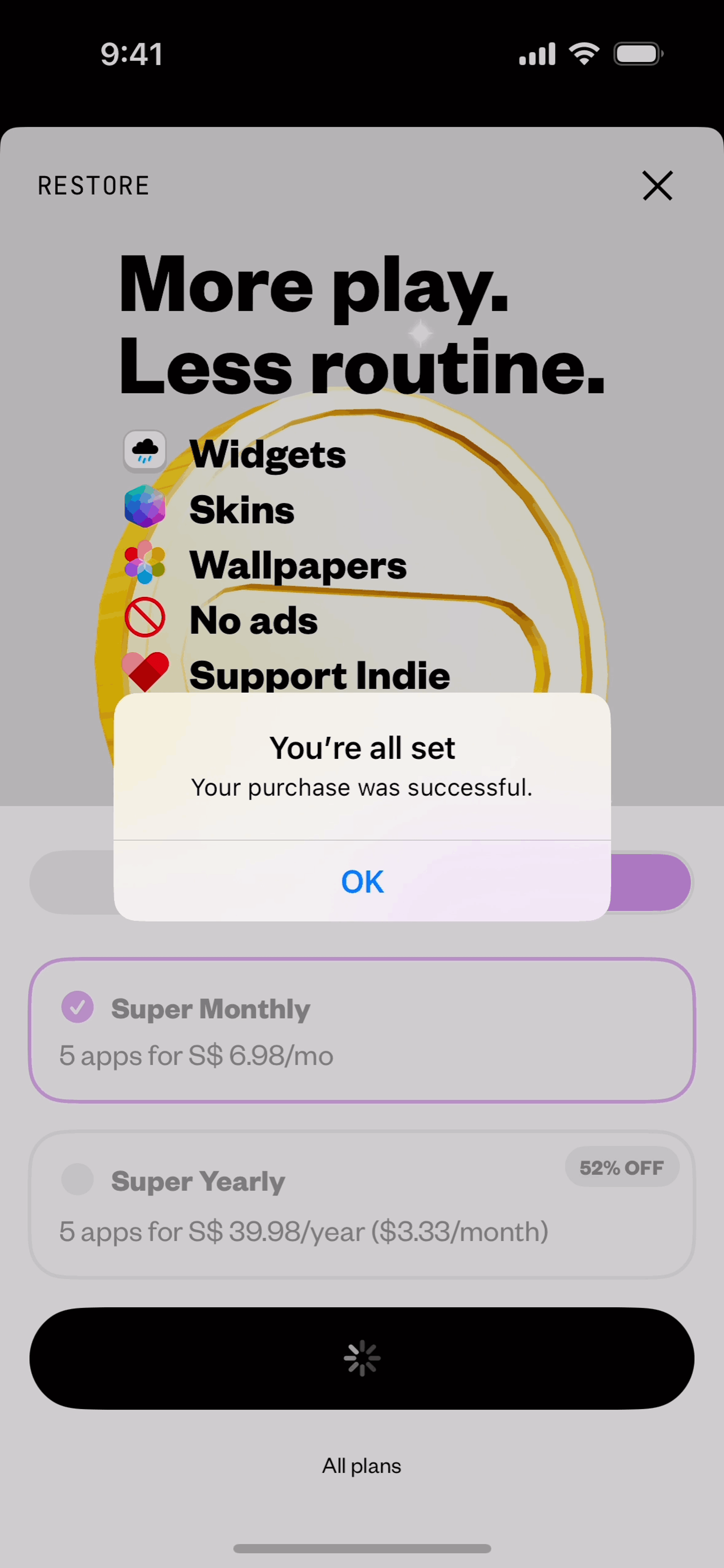 (Not Boring) Weather iOS UI screenshot 14