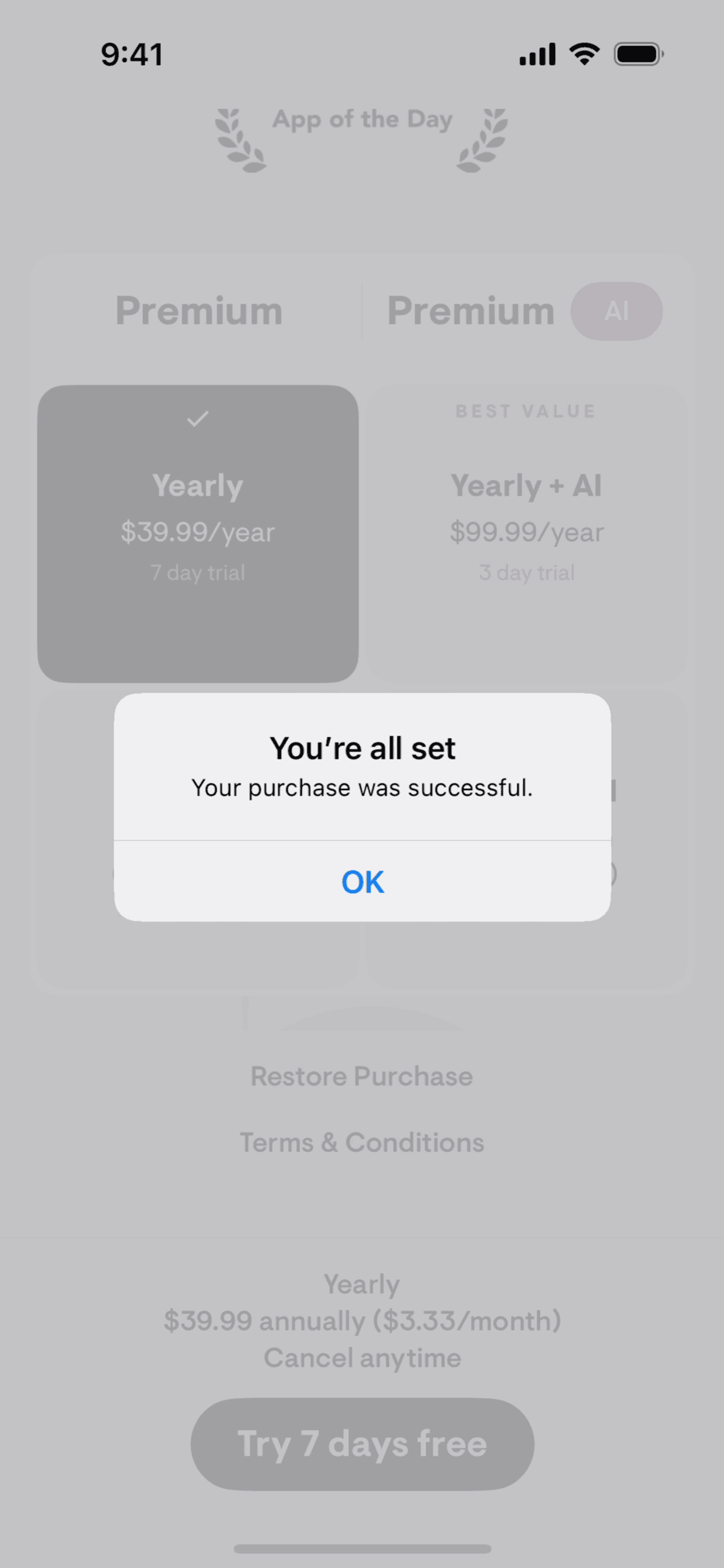 stoic. iOS UI screenshot 21