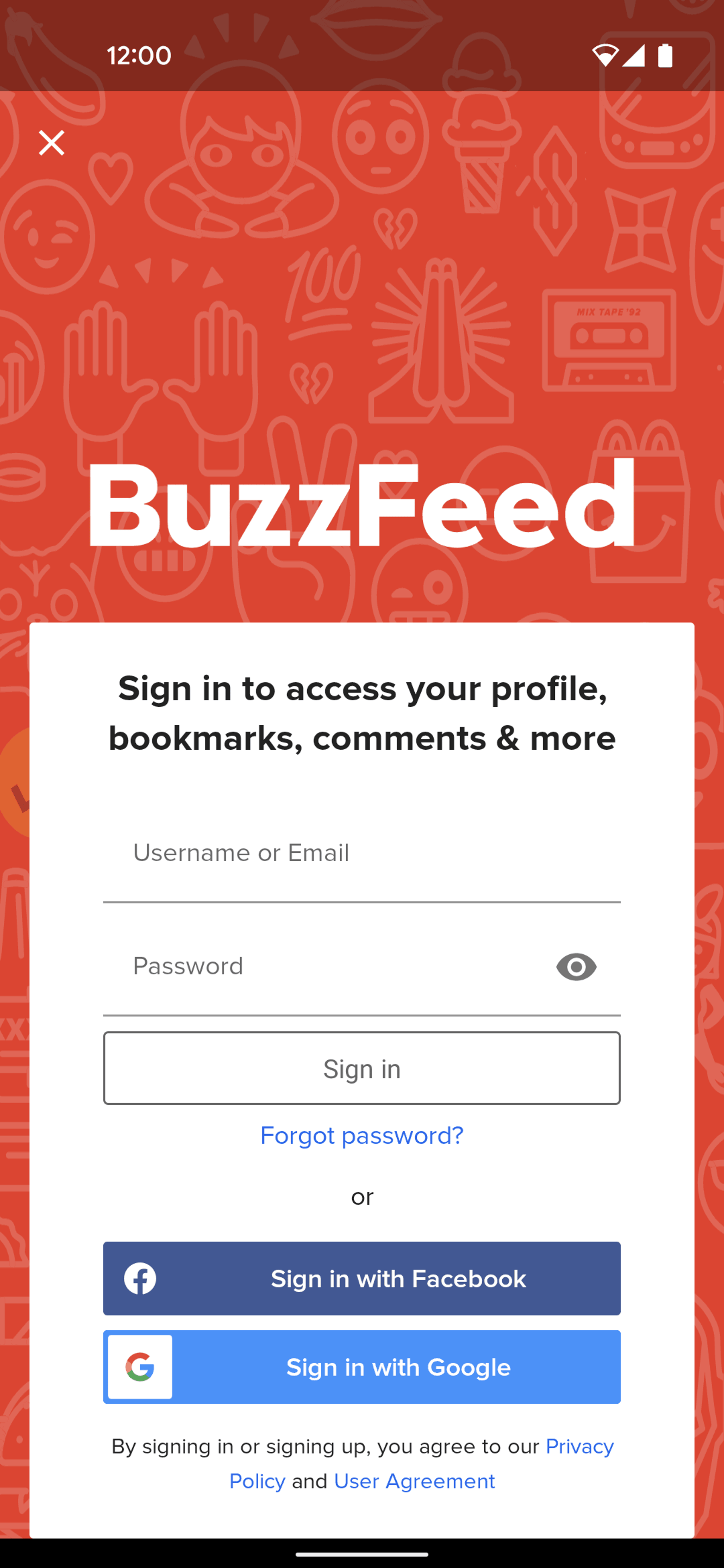 BuzzFeed Android UI screenshot 18