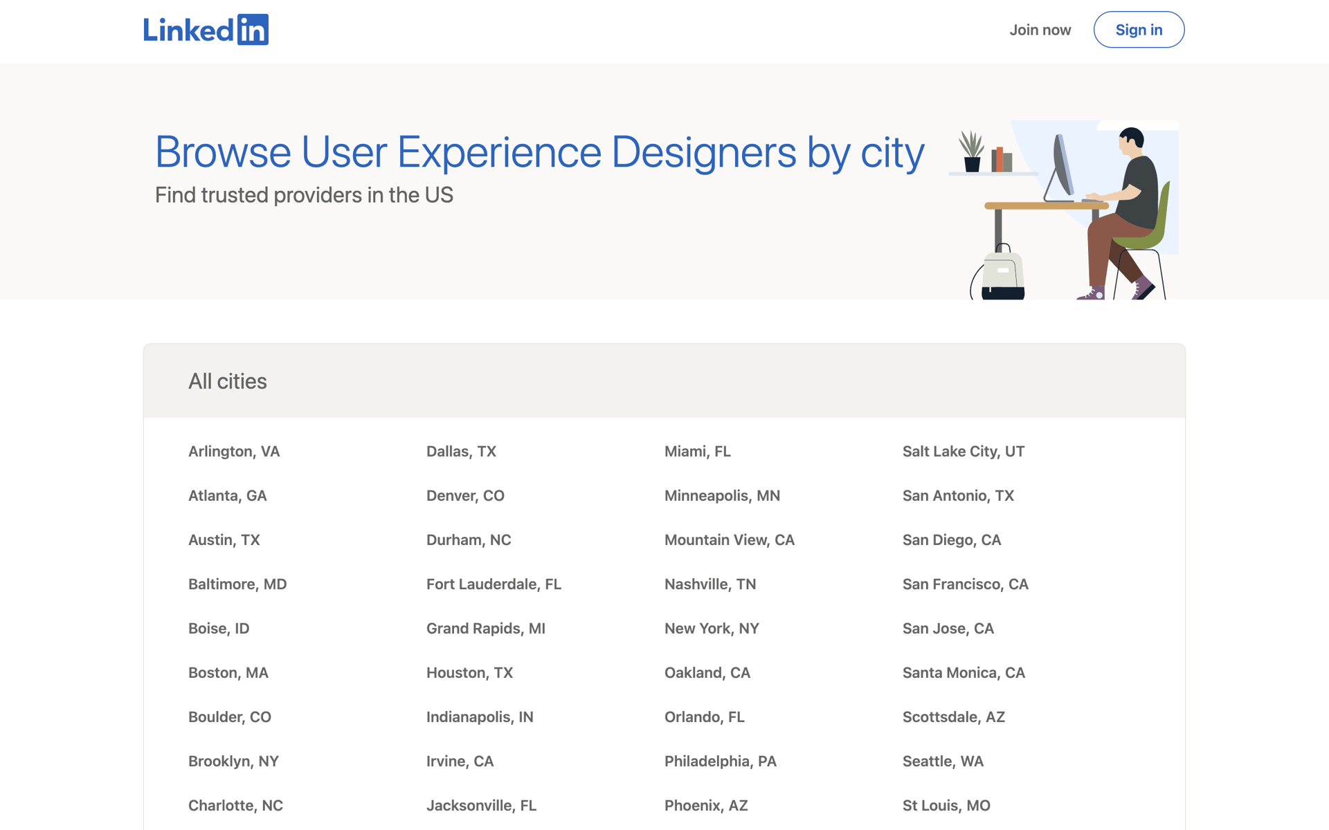 LinkedIn Web UI screenshot 12