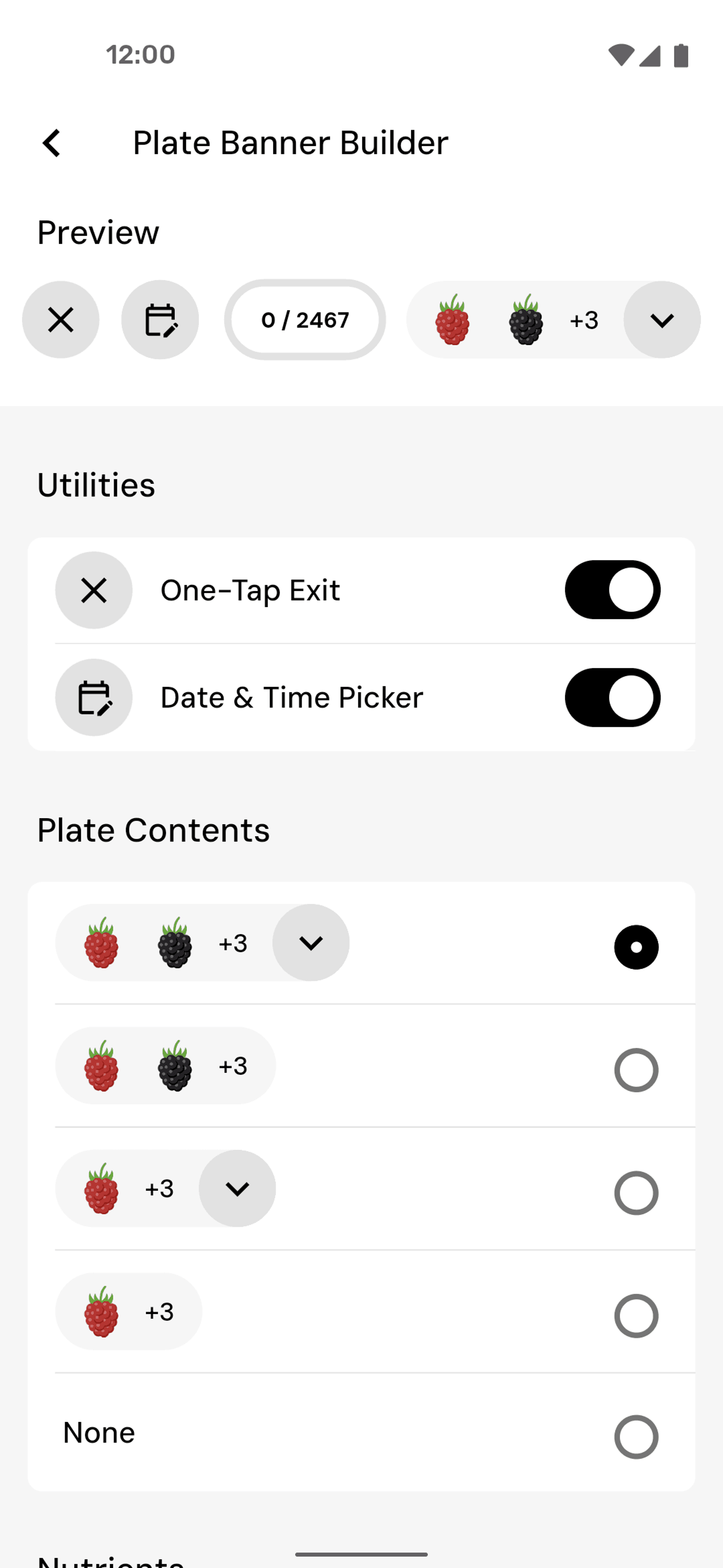 MacroFactor Android UI screenshot 22