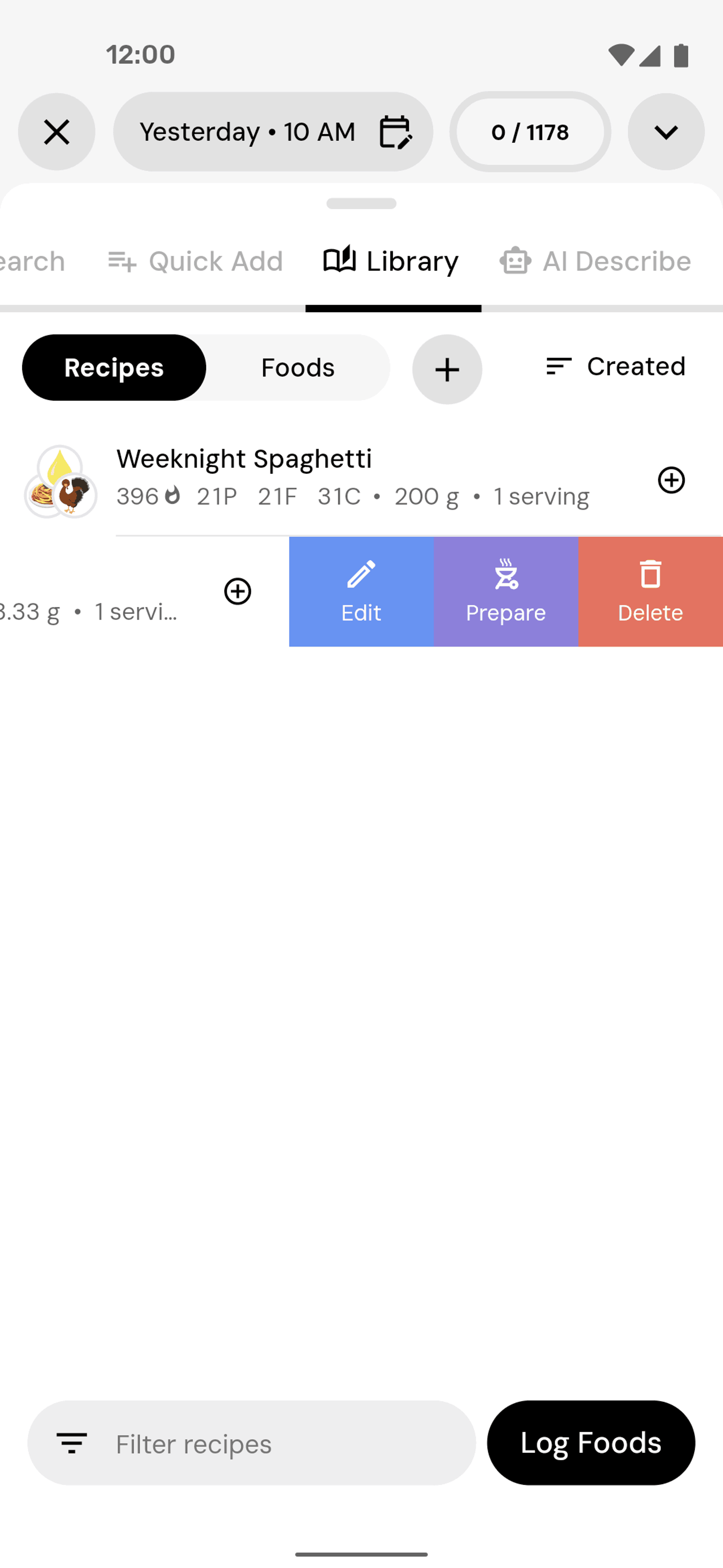 MacroFactor Android UI screenshot 18