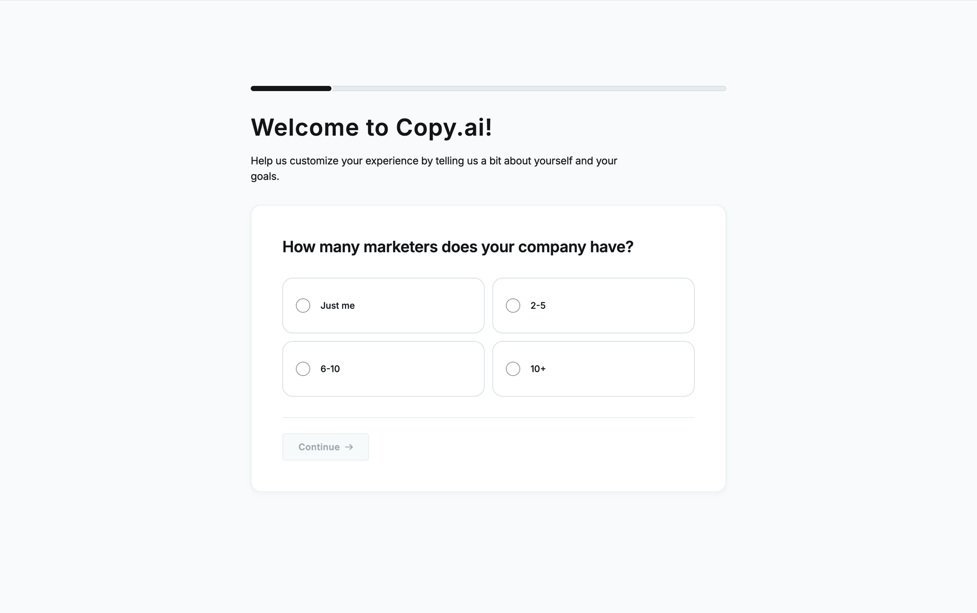 Copy.ai Web UI screenshot 9