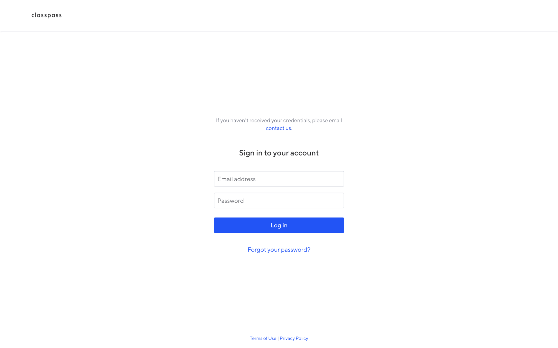 ClassPass Web UI screenshot 22