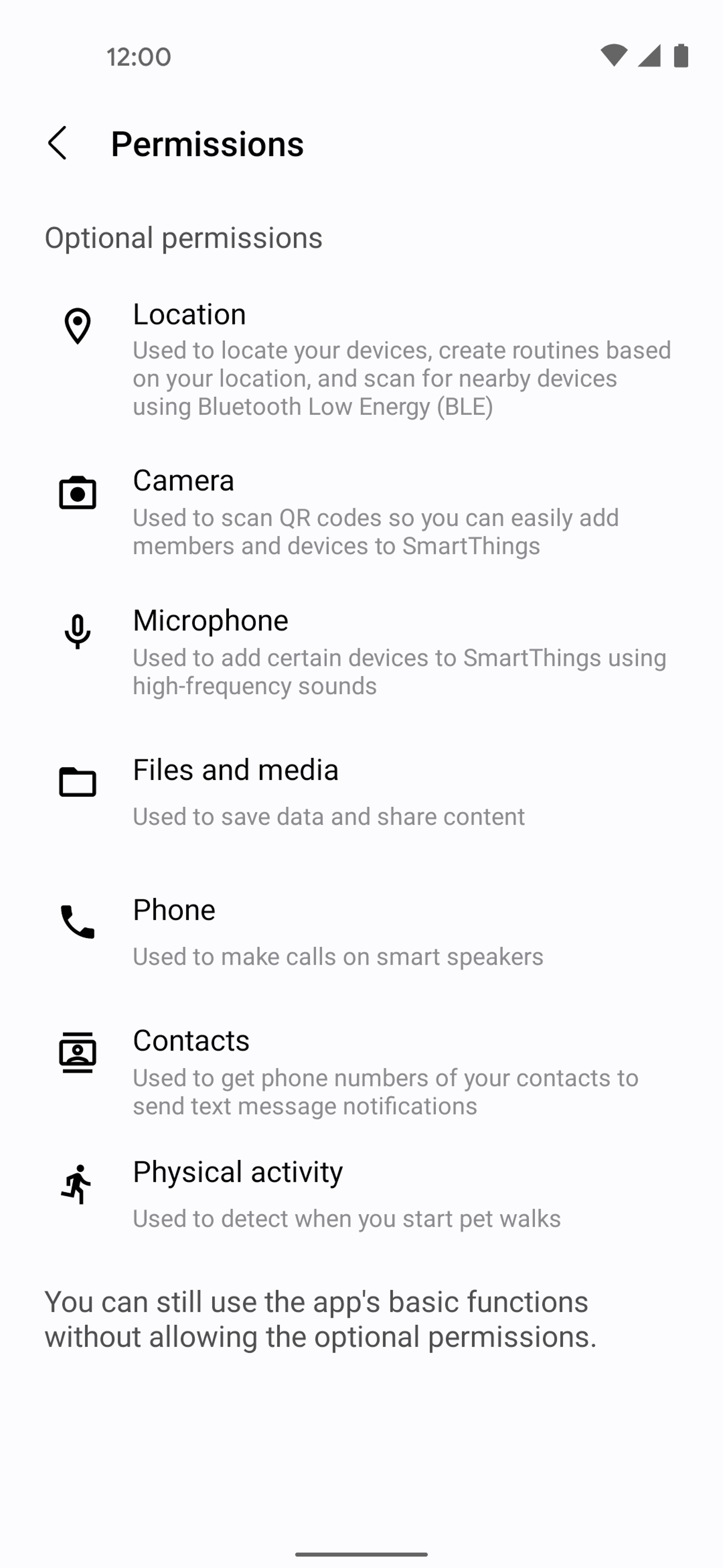 SmartThings Android UI screenshot 13