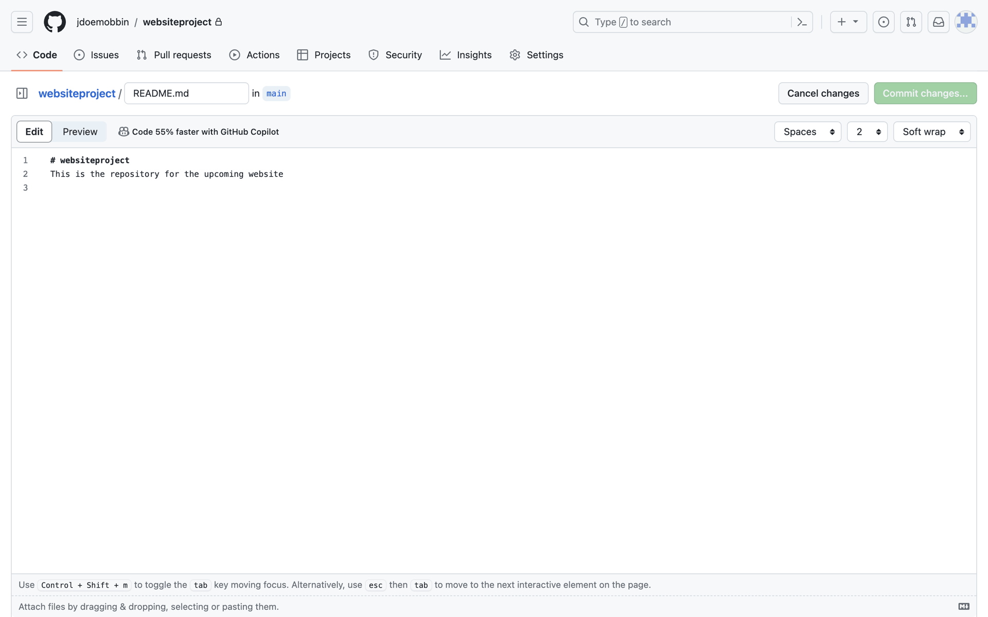 GitHub Web UI screenshot 10