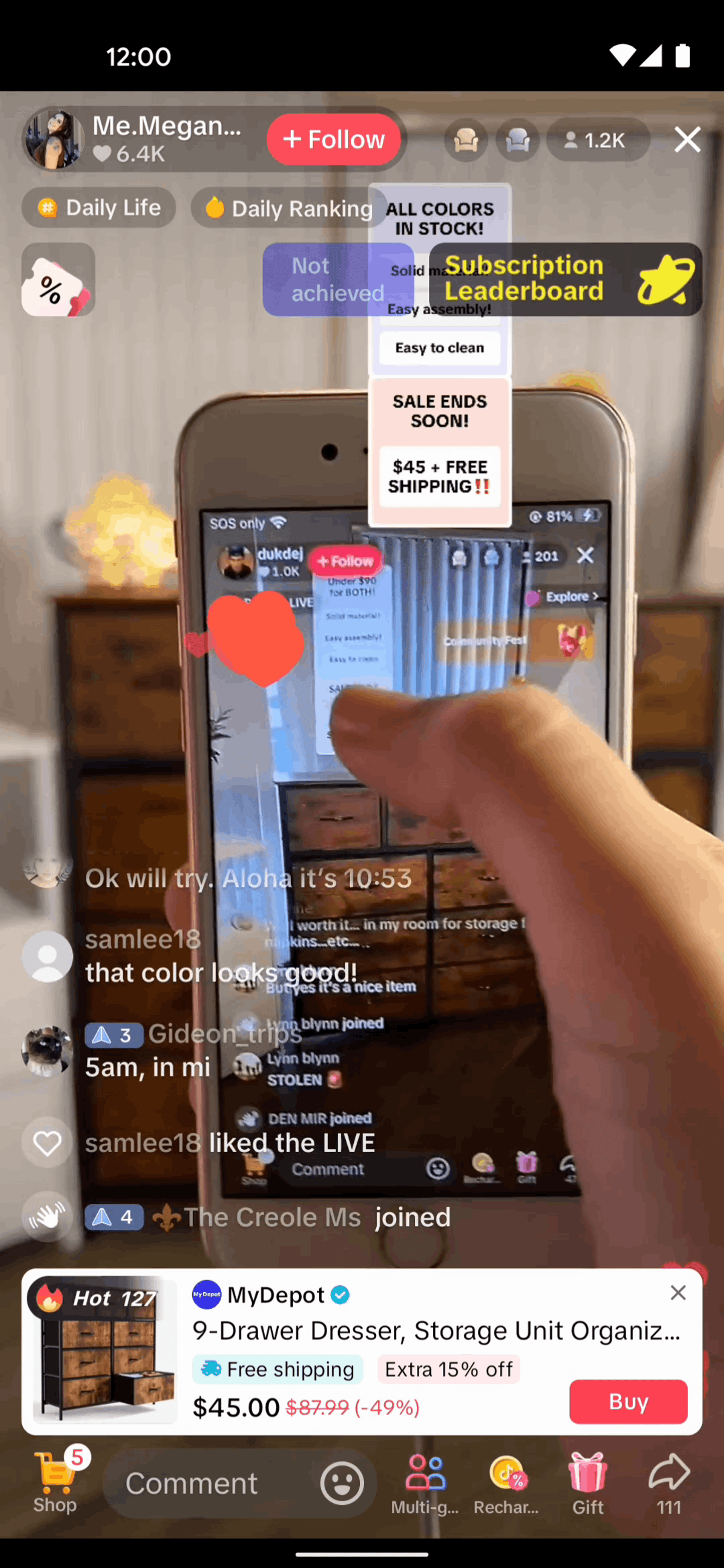 TikTok Android UI screenshot 10