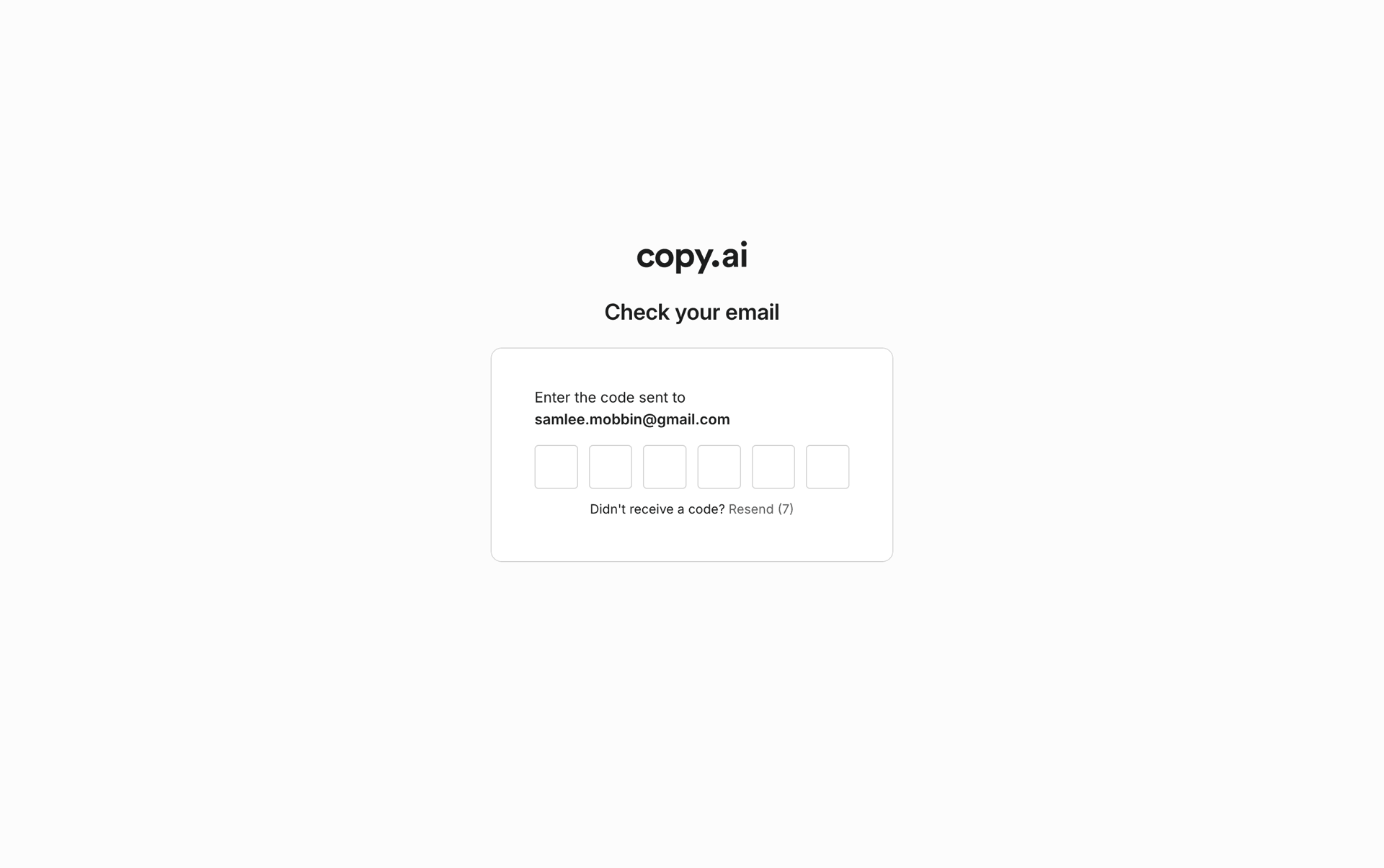 Copy.ai Web UI screenshot 6