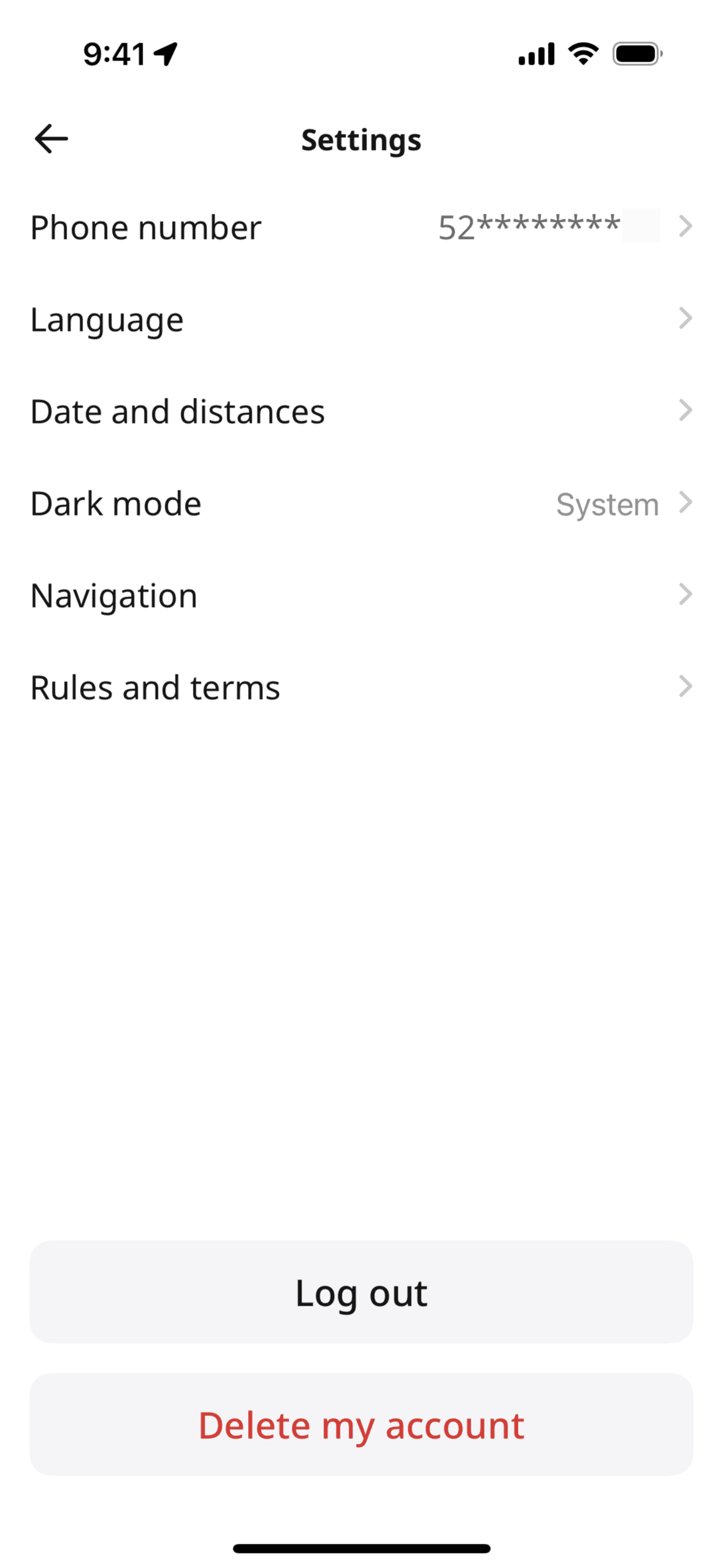 inDrive iOS UI screenshot 11