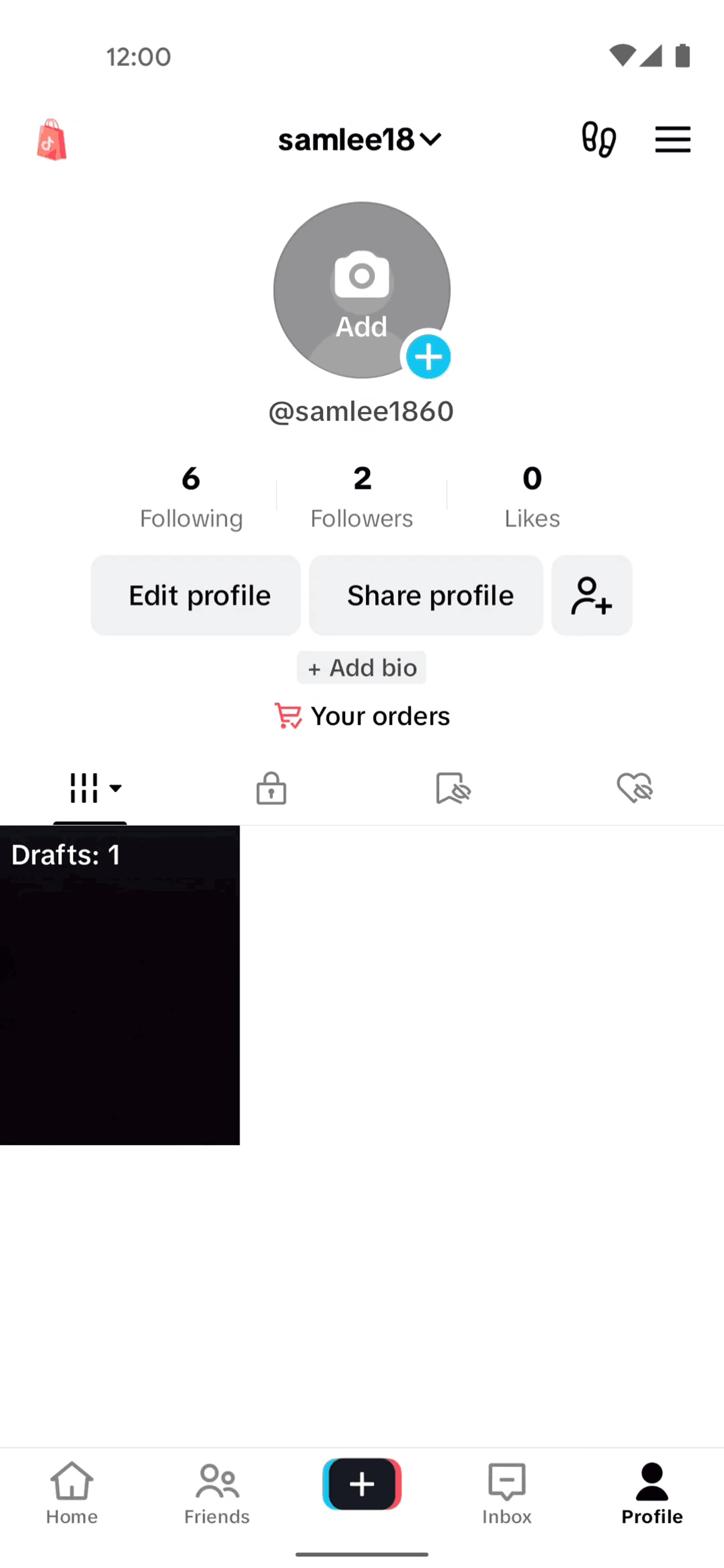 TikTok Android UI screenshot 19