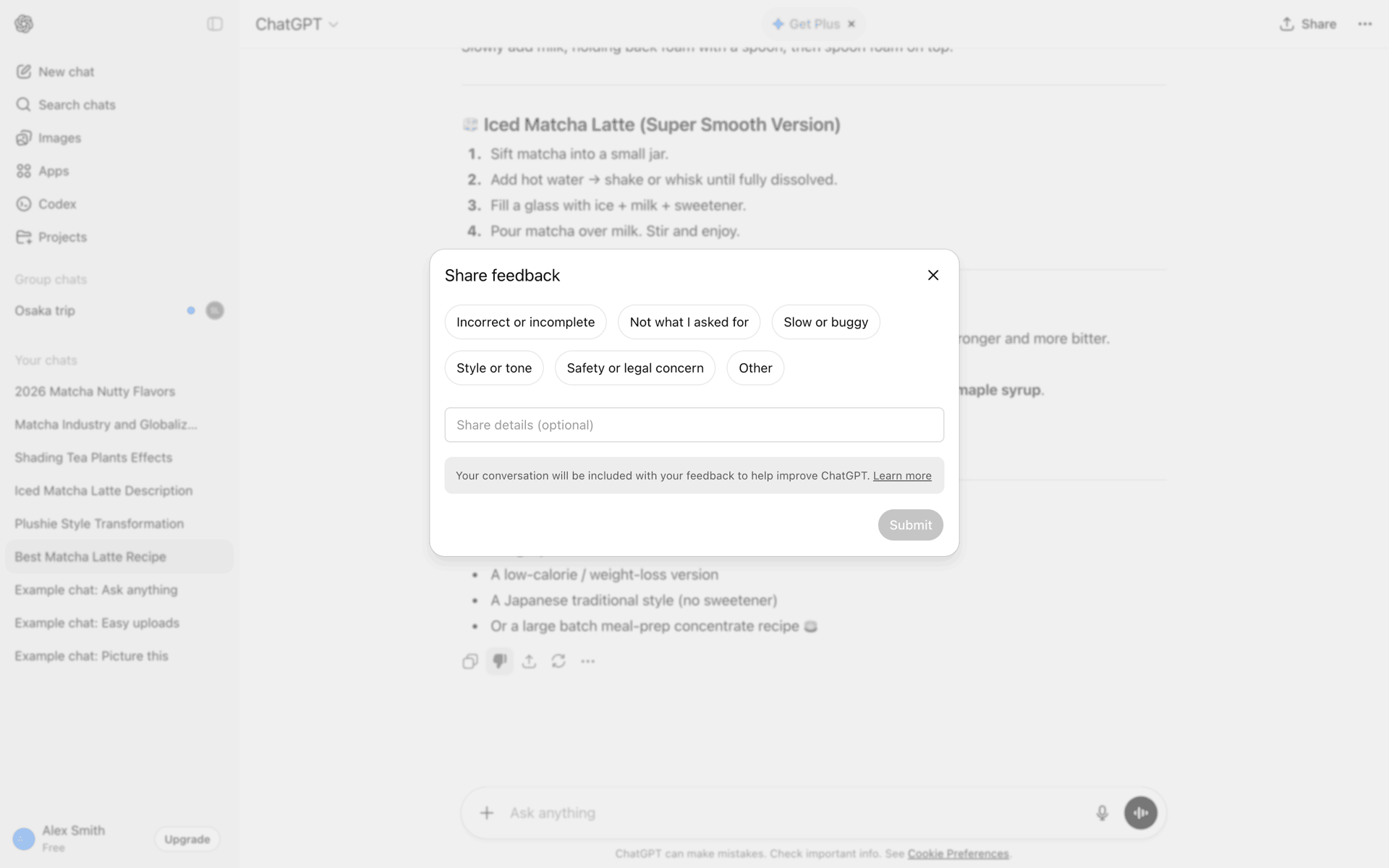 ChatGPT Web UI screenshot 11