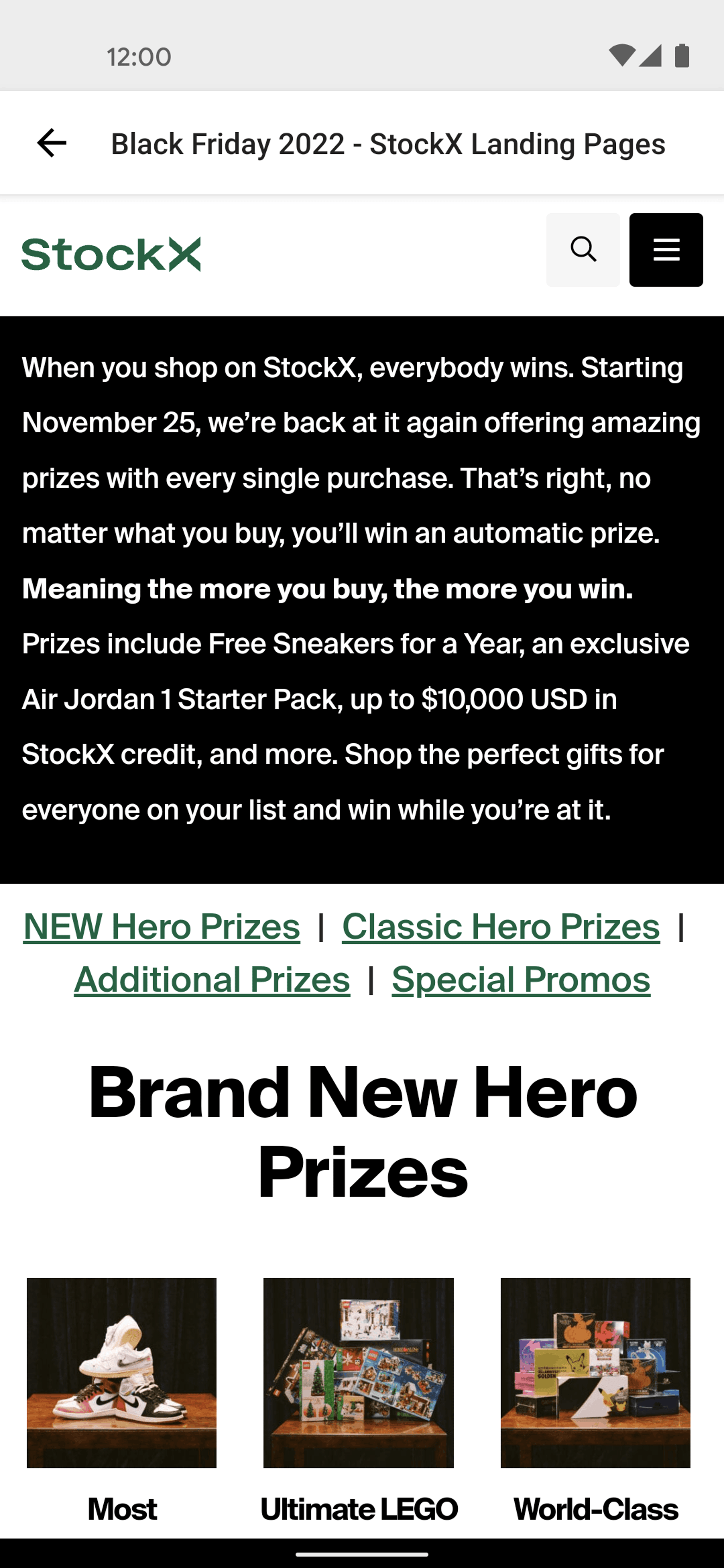 StockX Android UI screenshot 12