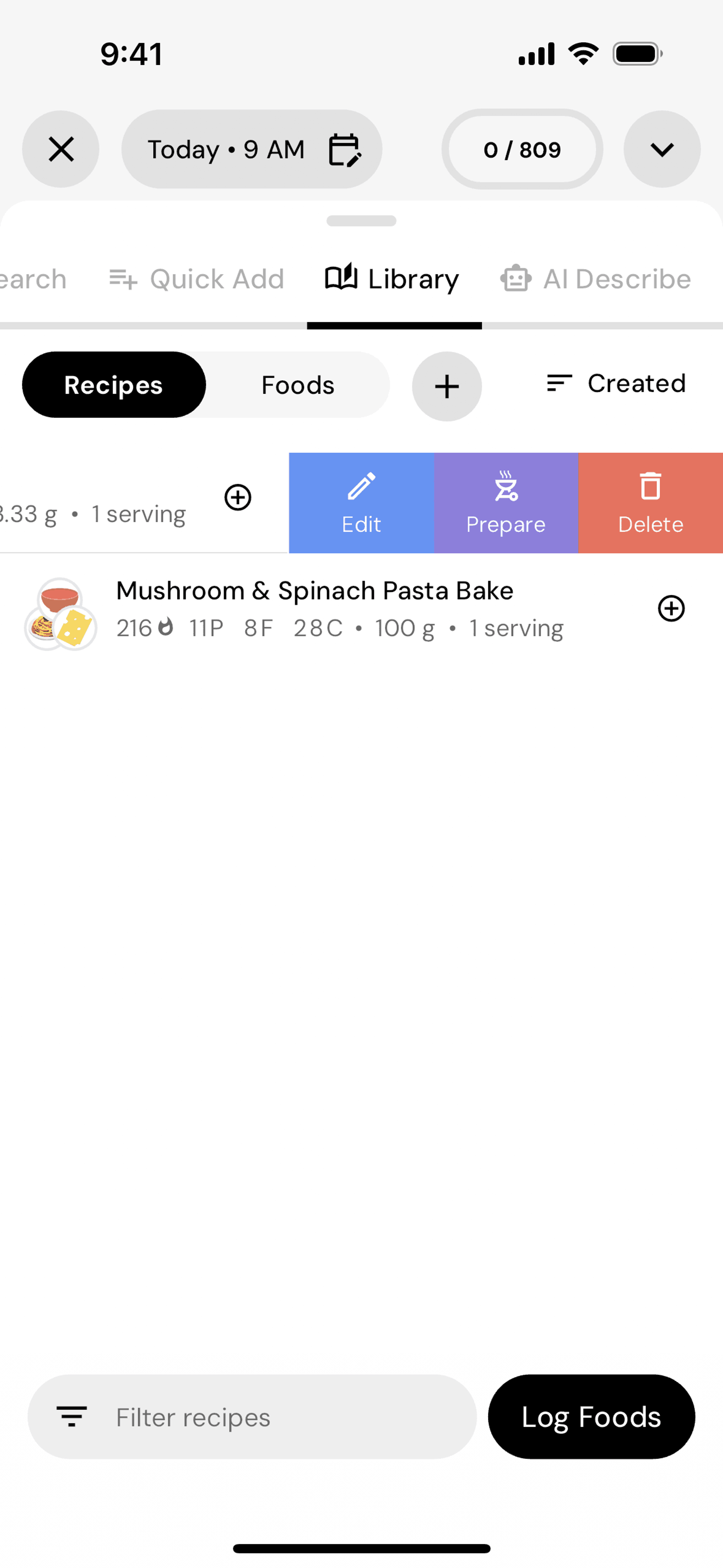 MacroFactor iOS UI screenshot 10