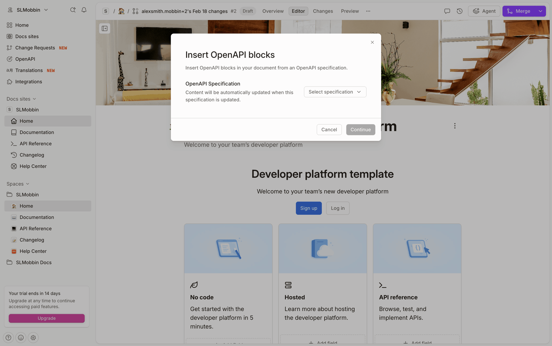 GitBook Web UI screenshot 24