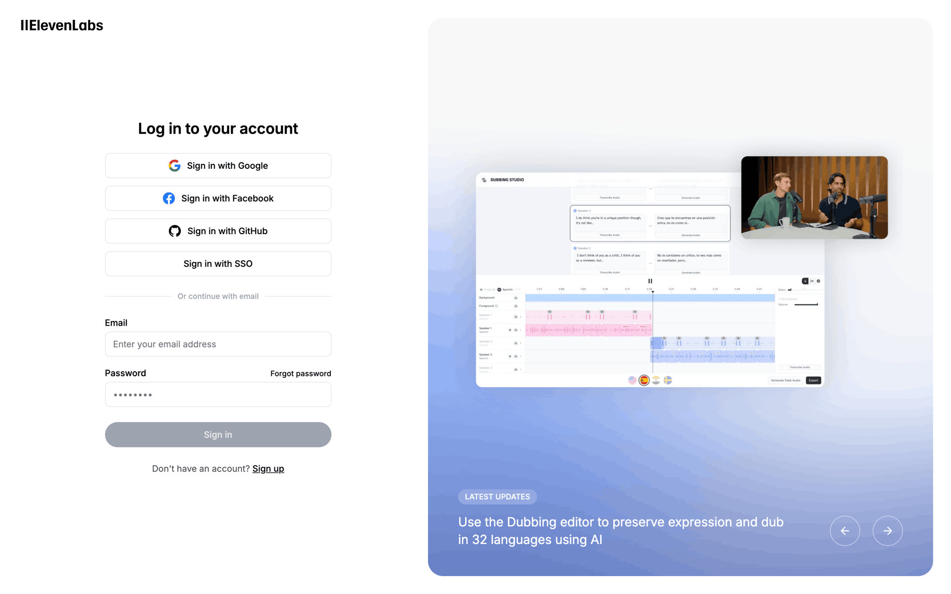 ElevenLabs Web UI screenshot 24