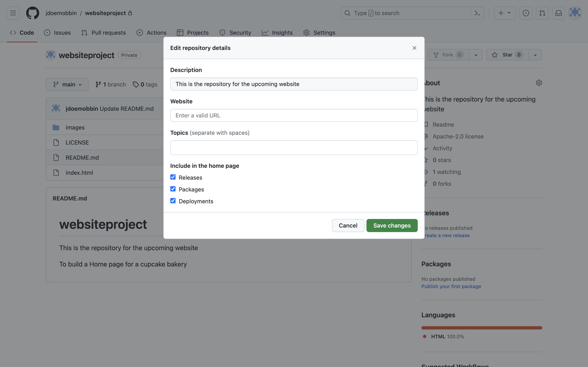 GitHub Web UI screenshot 21