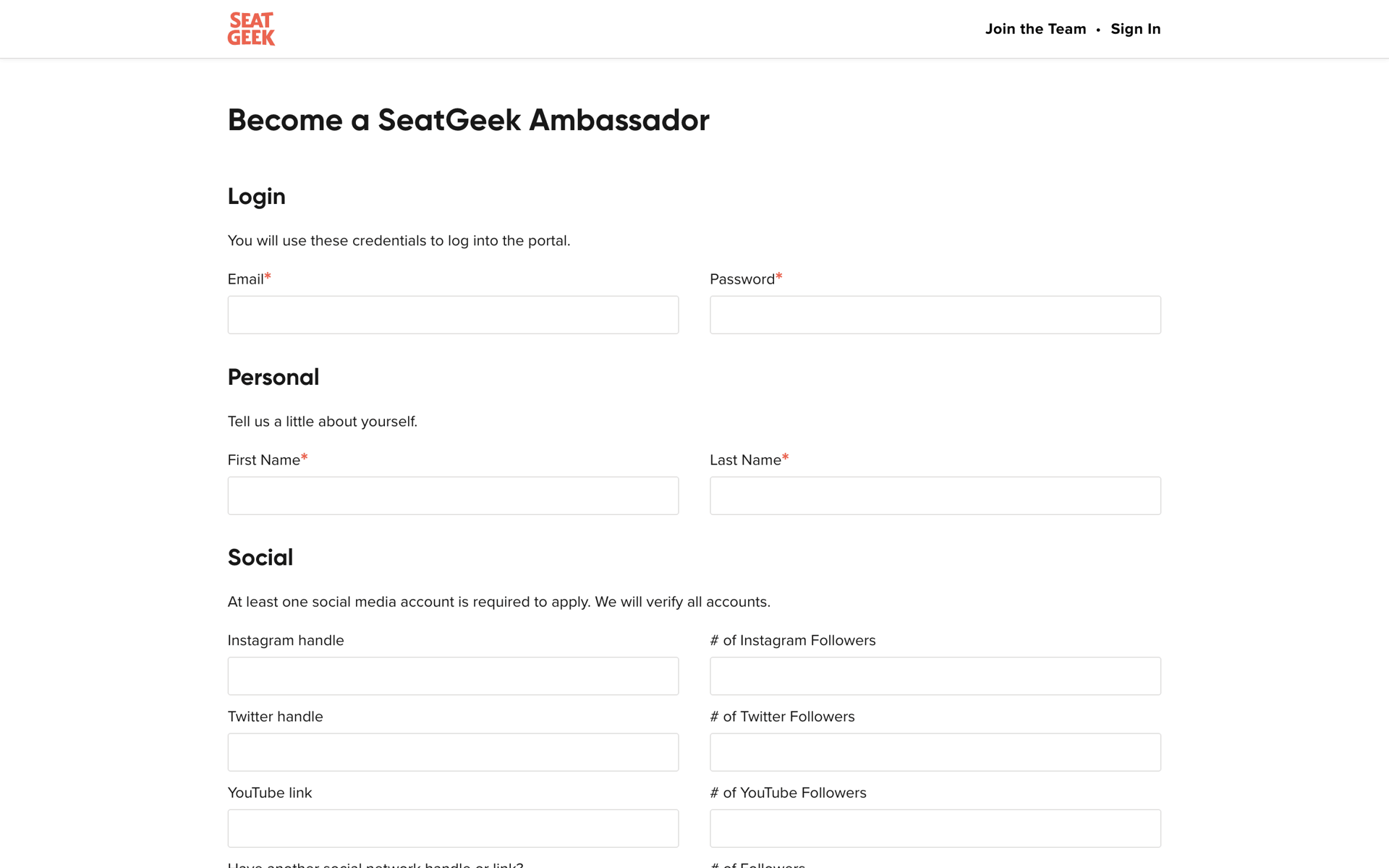 SeatGeek Web UI screenshot 23