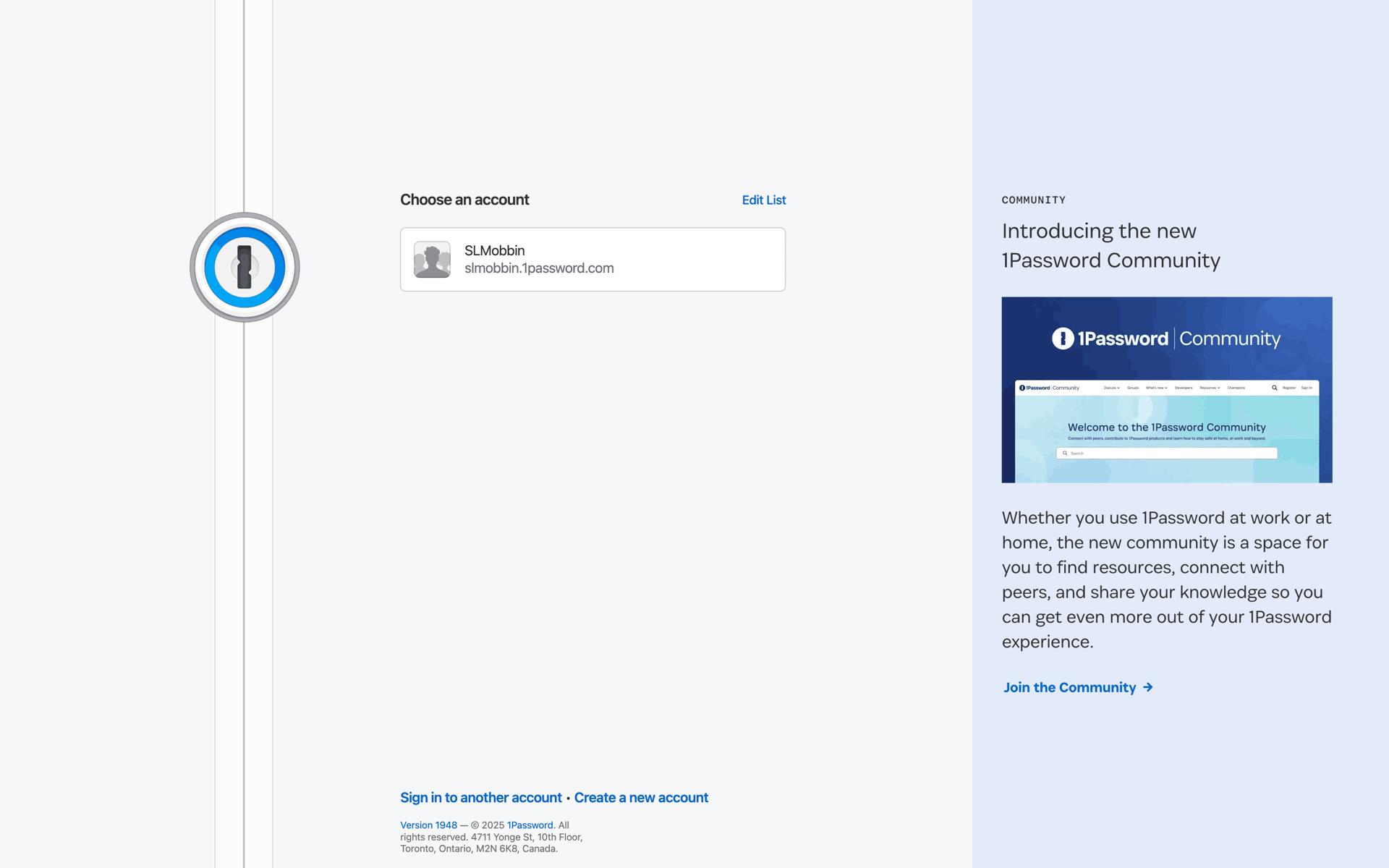 1Password Web UI screenshot 8