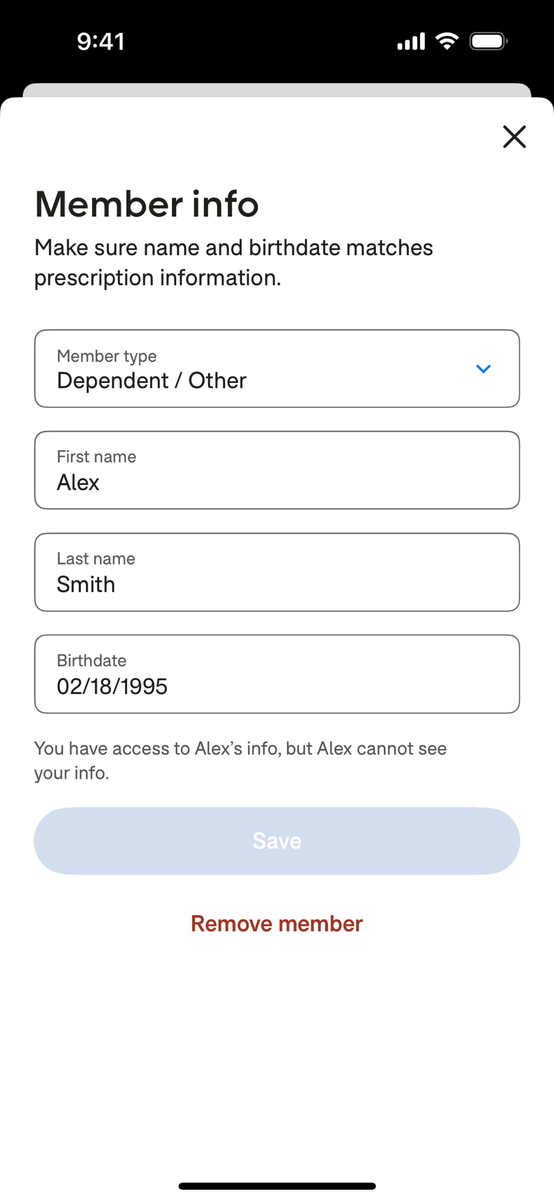 GoodRx iOS UI screenshot 21