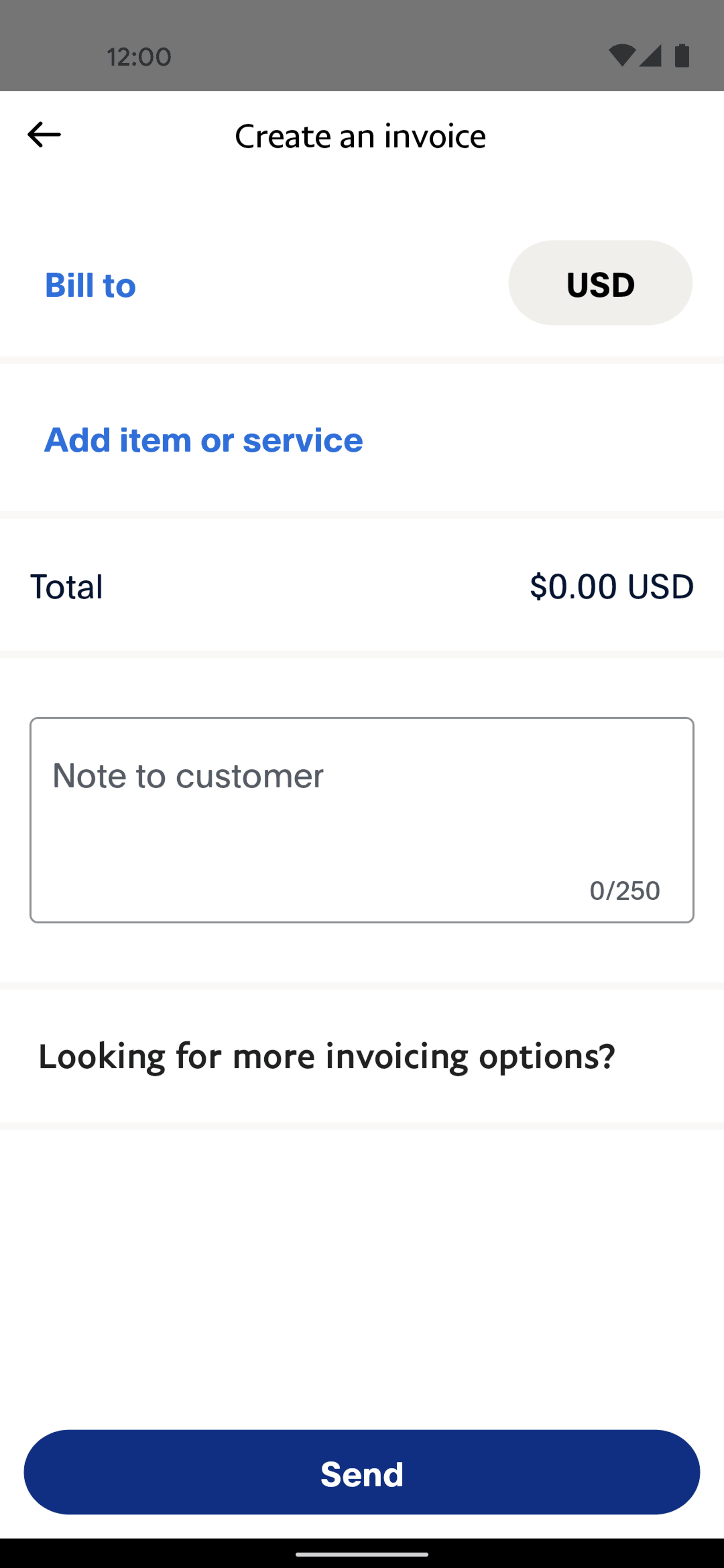 PayPal Android UI screenshot 16