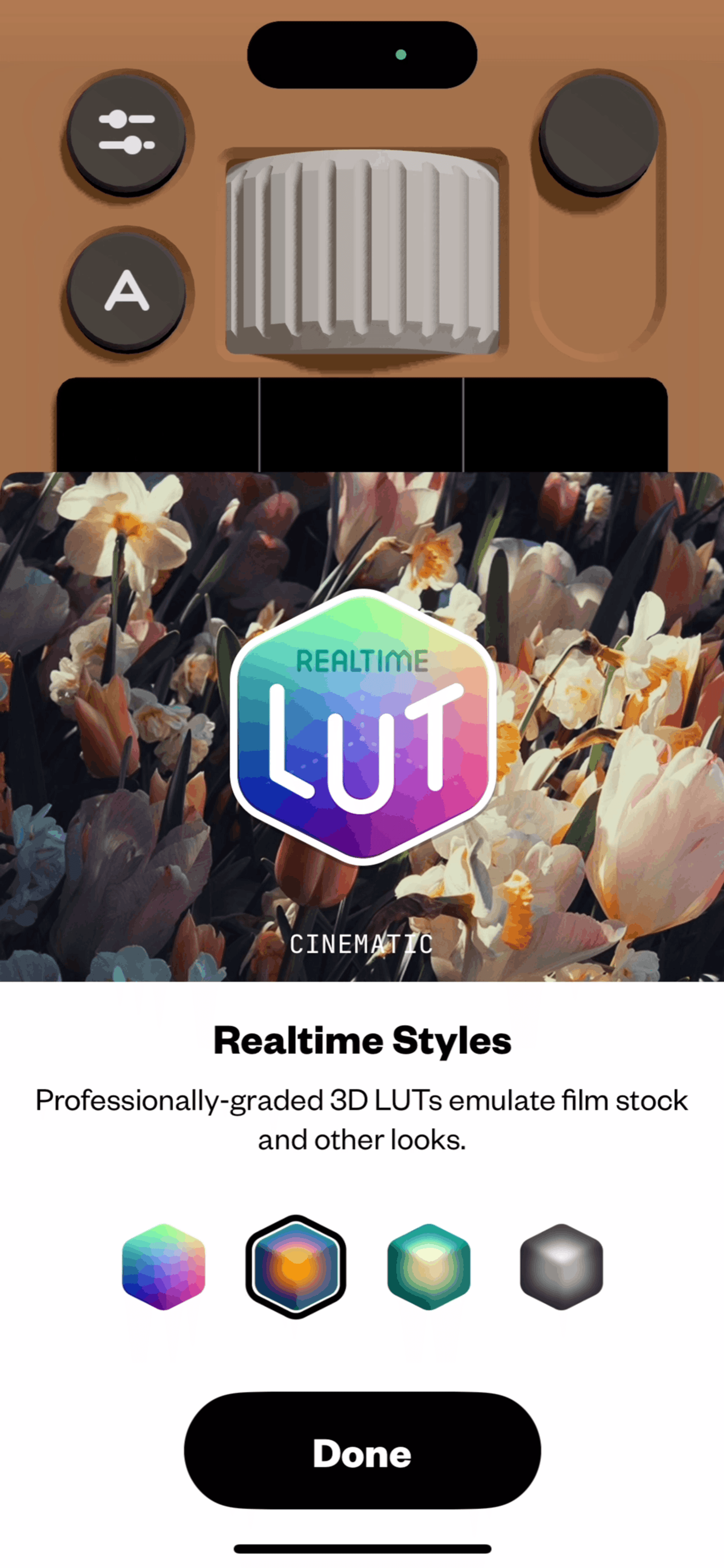(Not Boring) Camera iOS UI screenshot 13