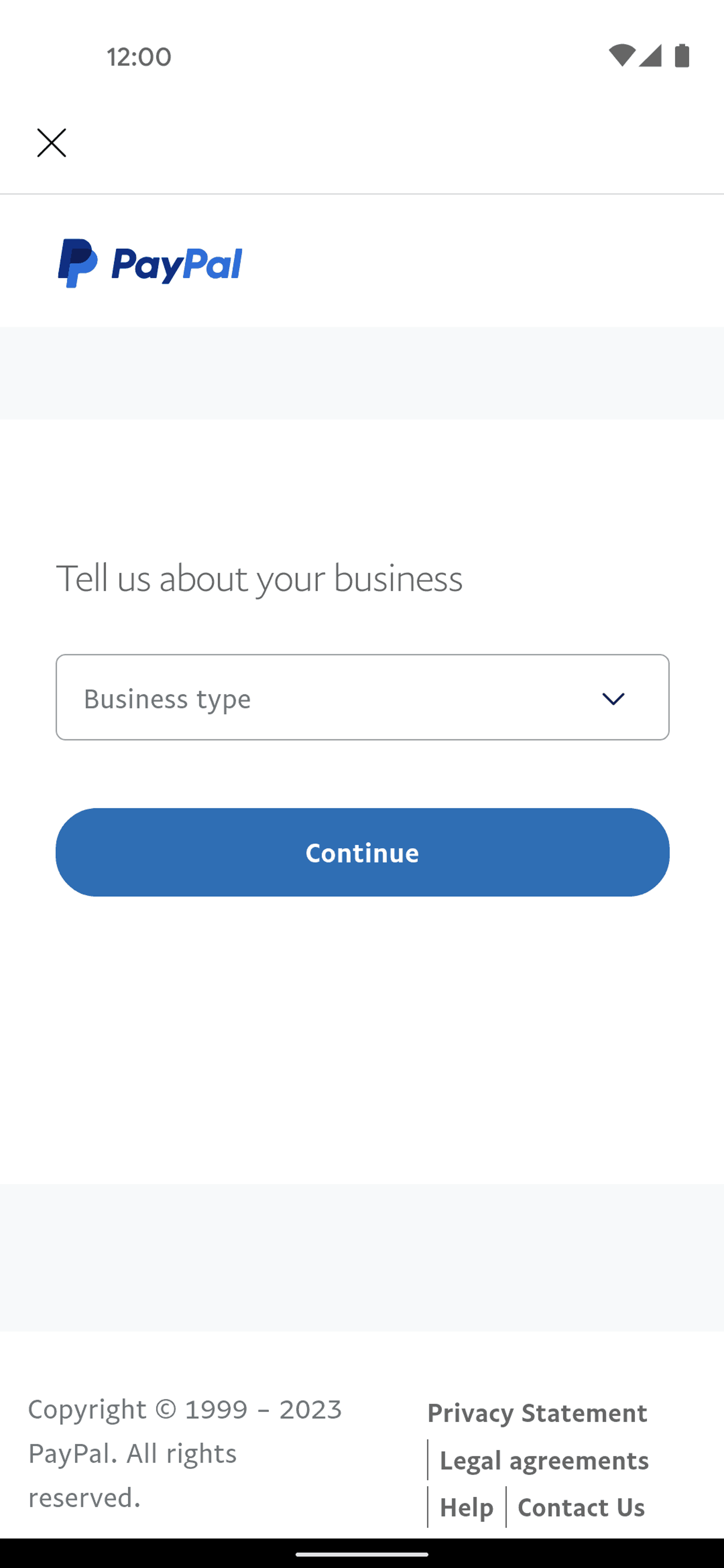 PayPal Android UI screenshot 7