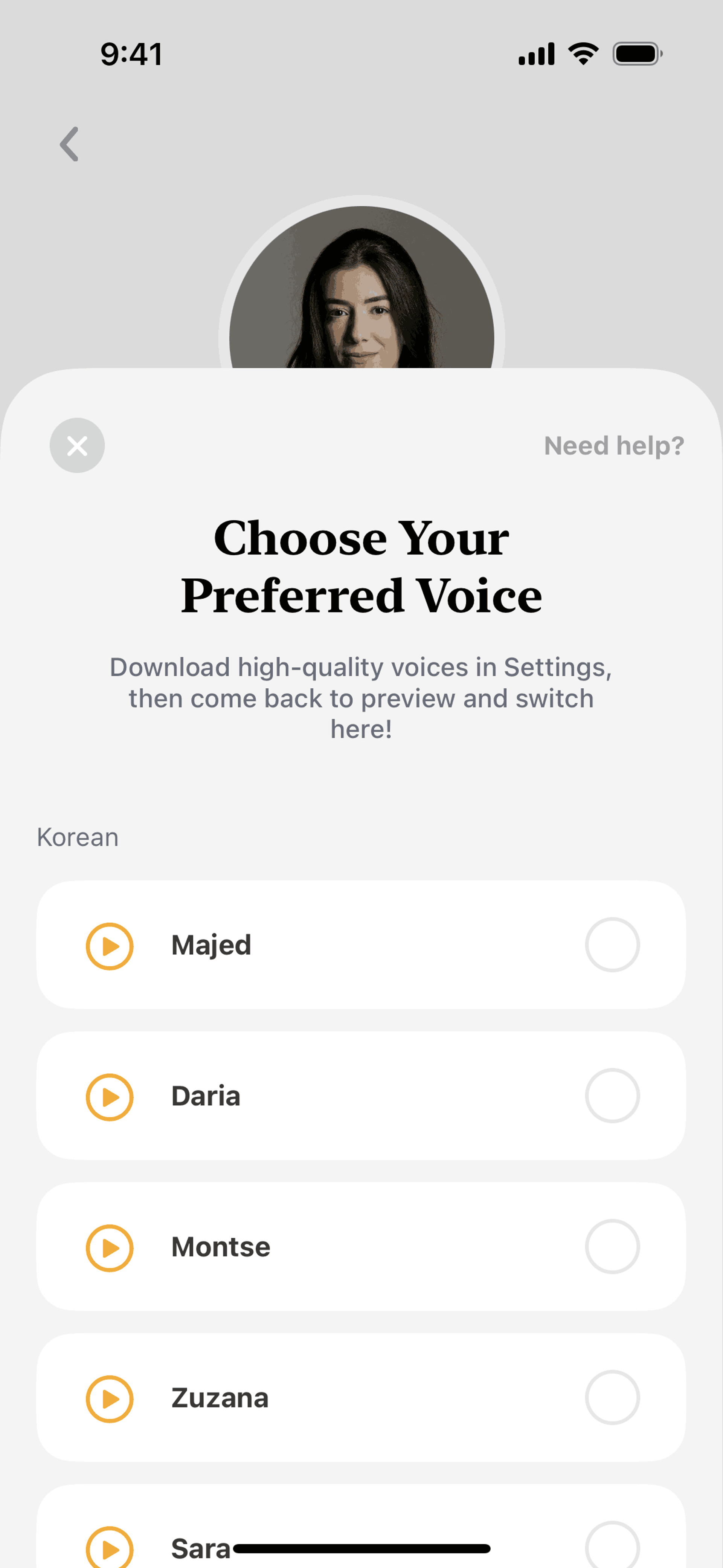 CapWords iOS UI screenshot 12