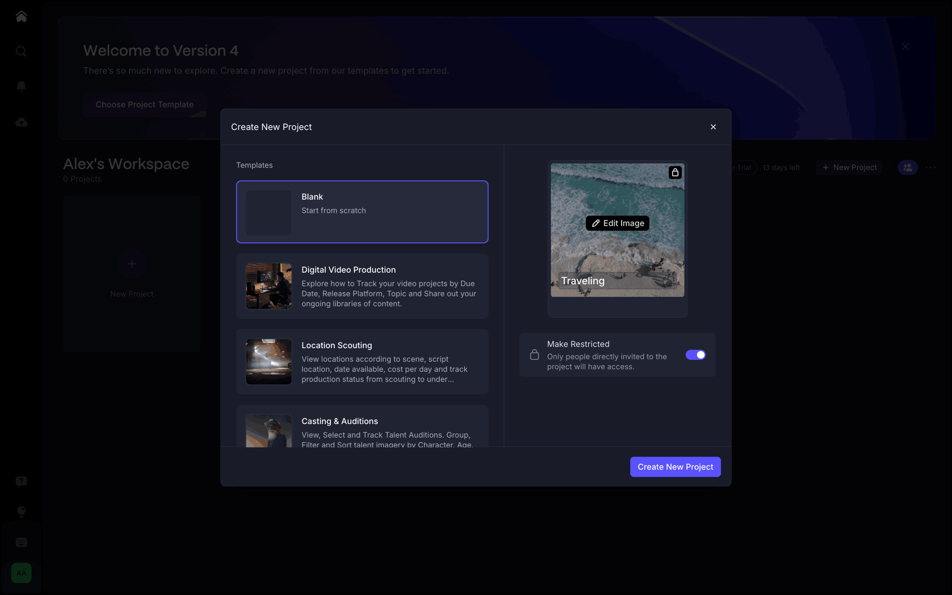 Frame.io Web UI screenshot 21