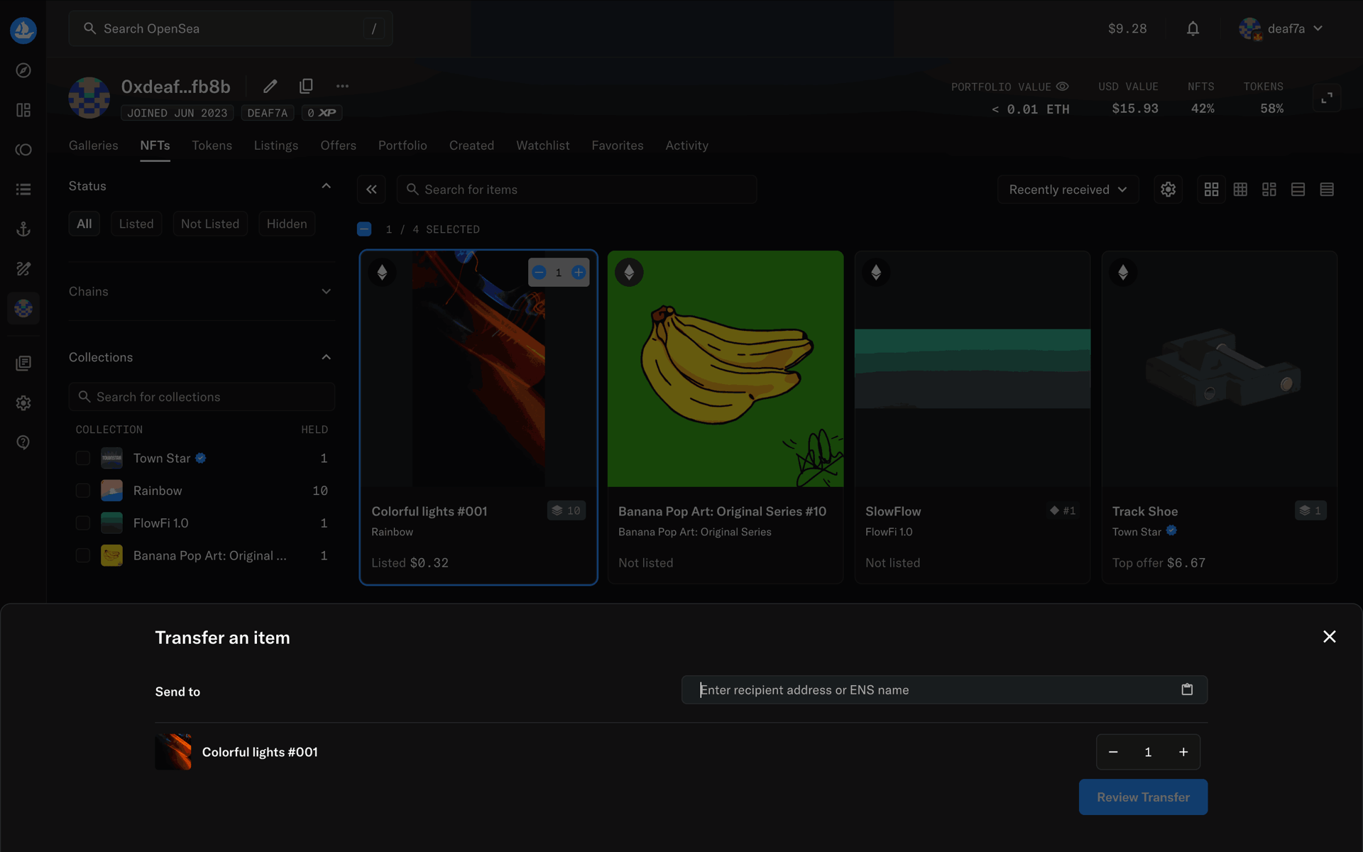 OpenSea Web UI screenshot 15