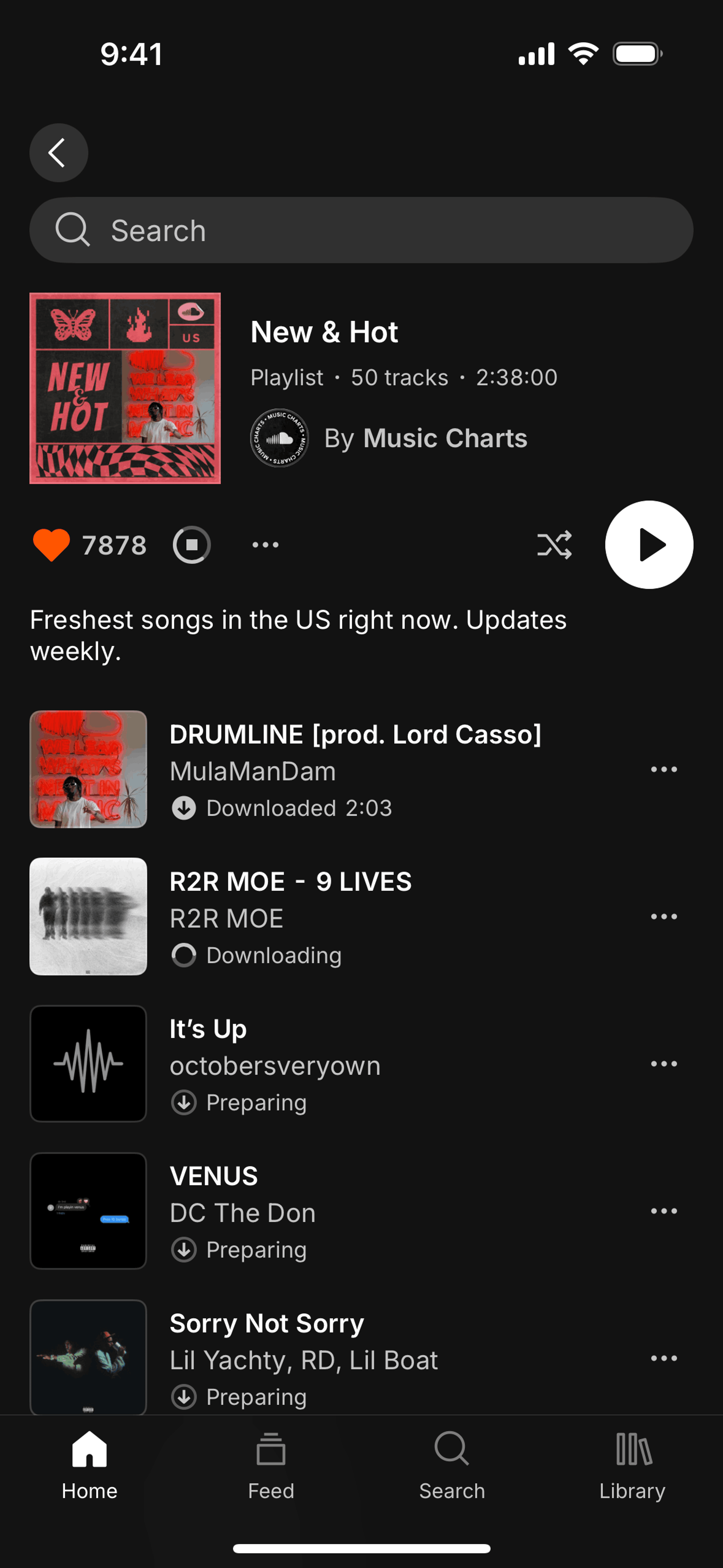 SoundCloud iOS UI screenshot 11