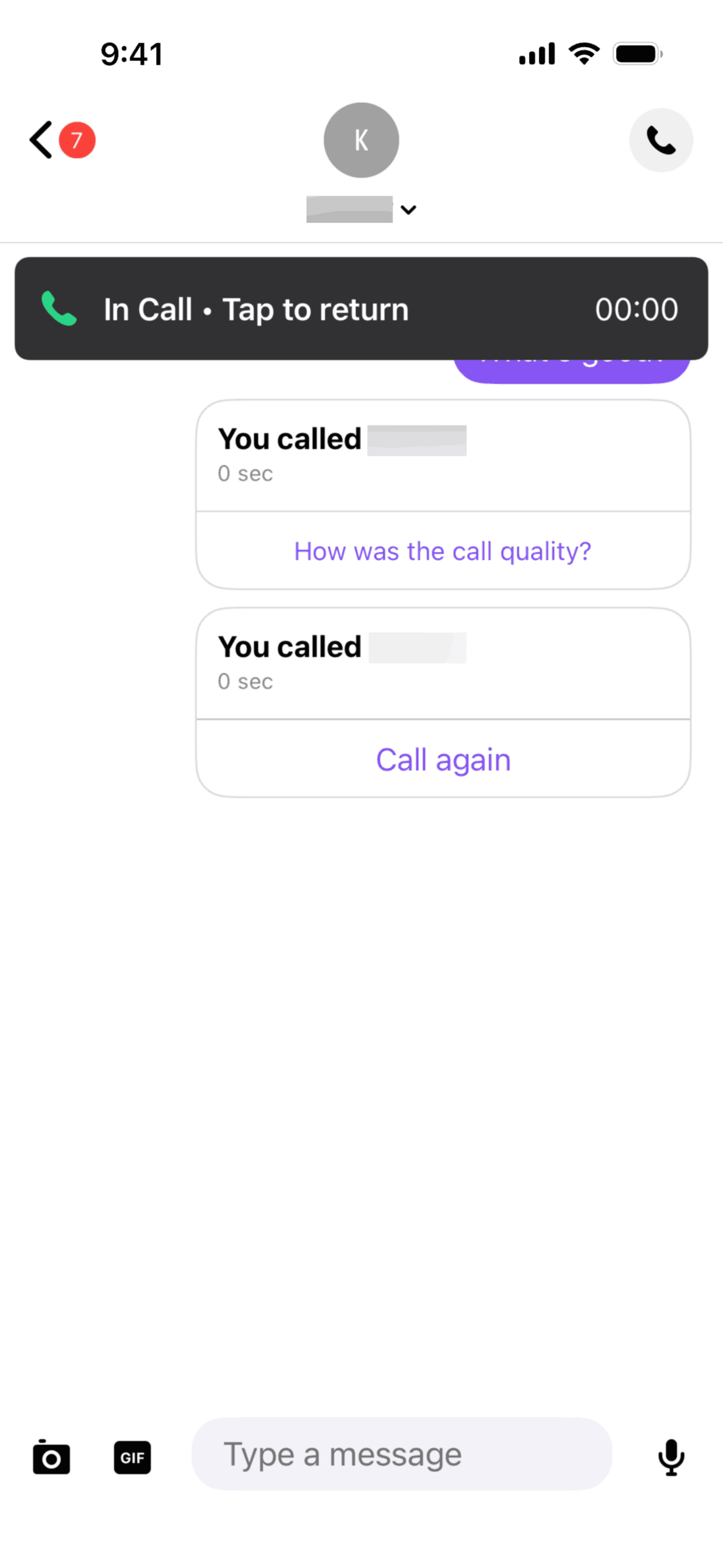 TextNow iOS UI screenshot 18