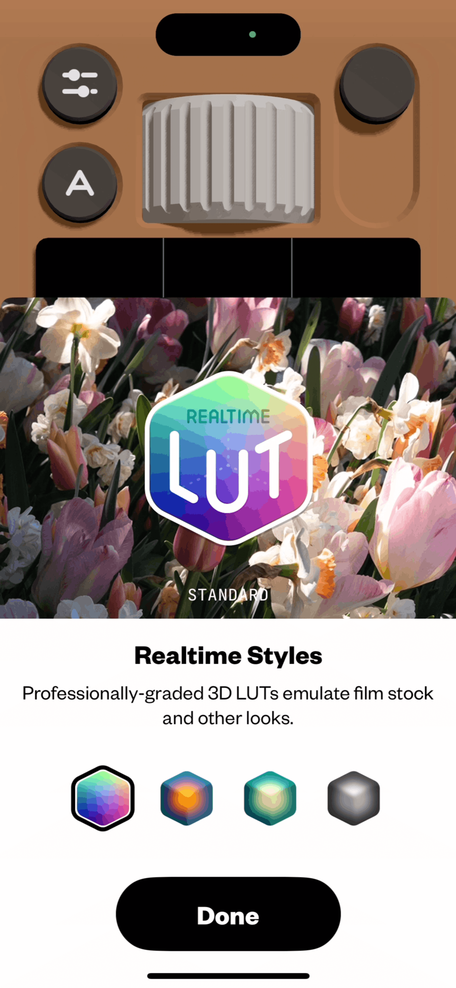 (Not Boring) Camera iOS UI screenshot 12